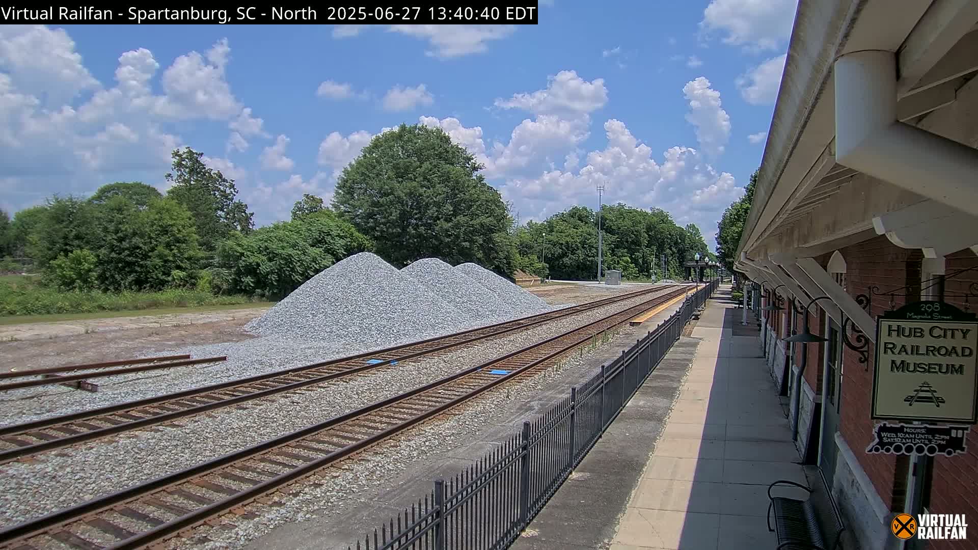 Spartanburg Railway Station &Hubcity Railroad Museum Live Cam - Spartanburg, Spartanburg , South Carolina, USA