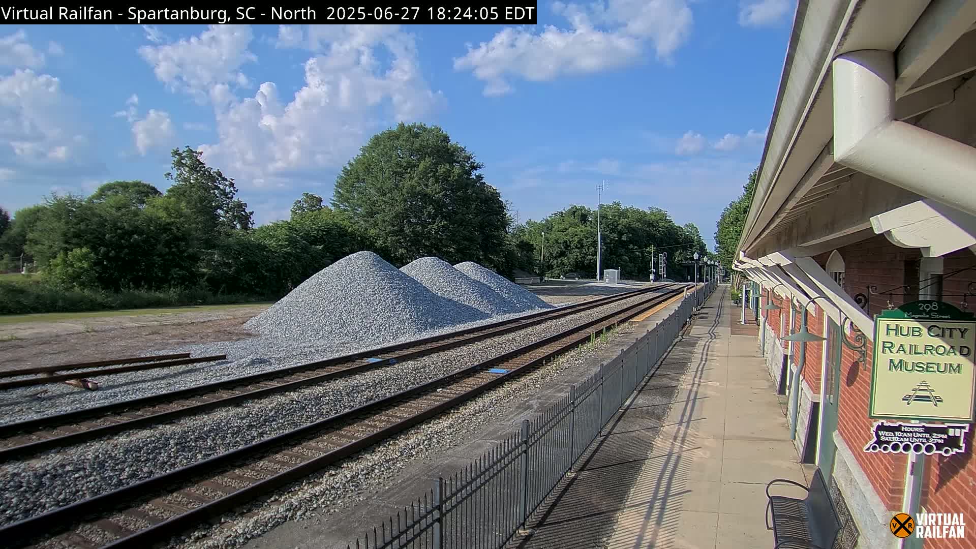 Spartanburg Railway Station &Hubcity Railroad Museum Live Cam - Spartanburg, Spartanburg , South Carolina, USA