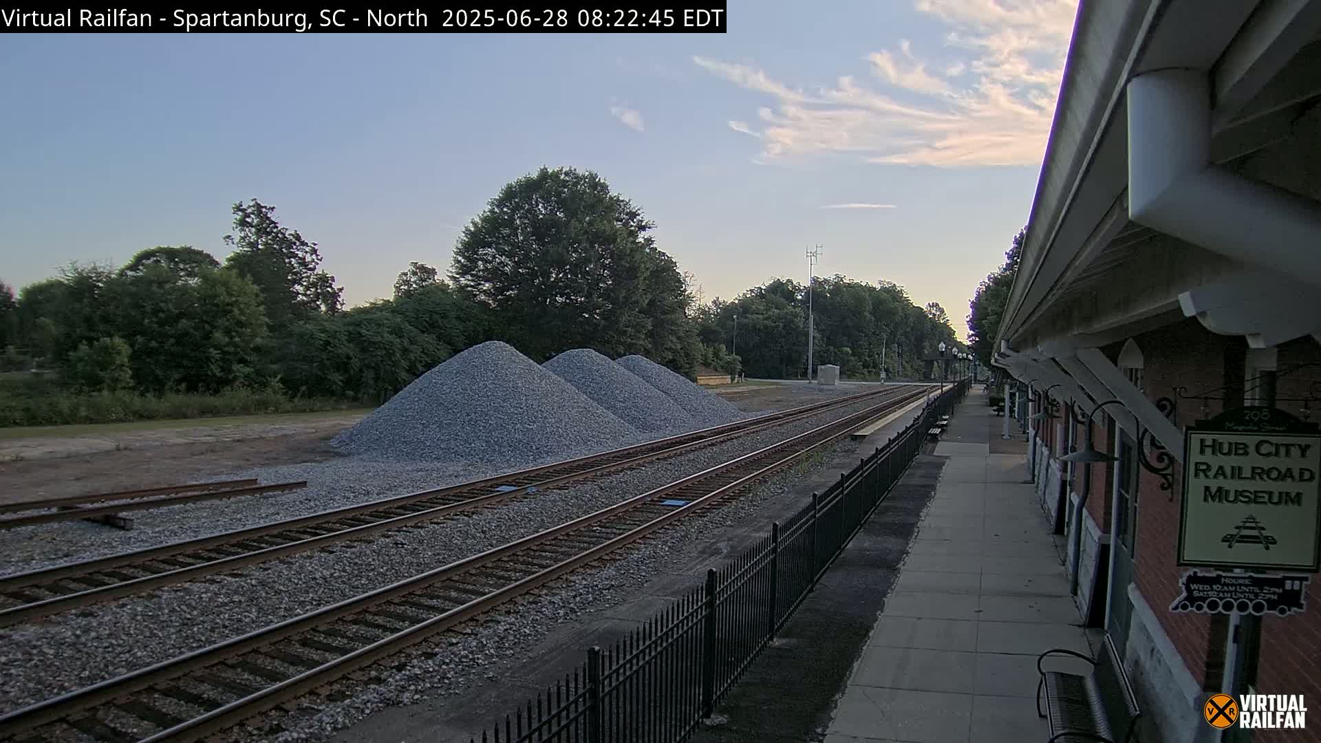 Spartanburg Railway Station &Hubcity Railroad Museum Live Cam - Spartanburg, Spartanburg , South Carolina, USA