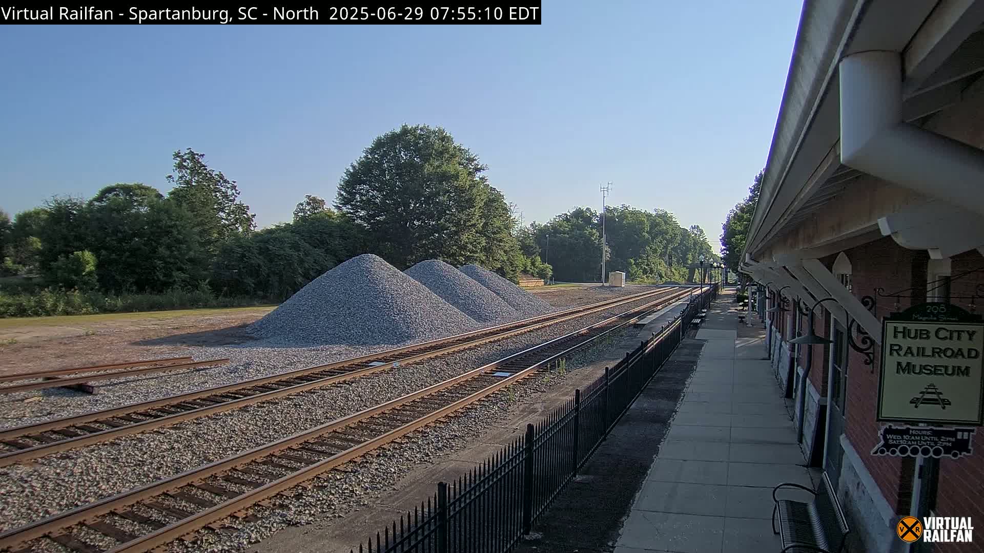 Spartanburg Railway Station &Hubcity Railroad Museum Live Cam - Spartanburg, Spartanburg , South Carolina, USA