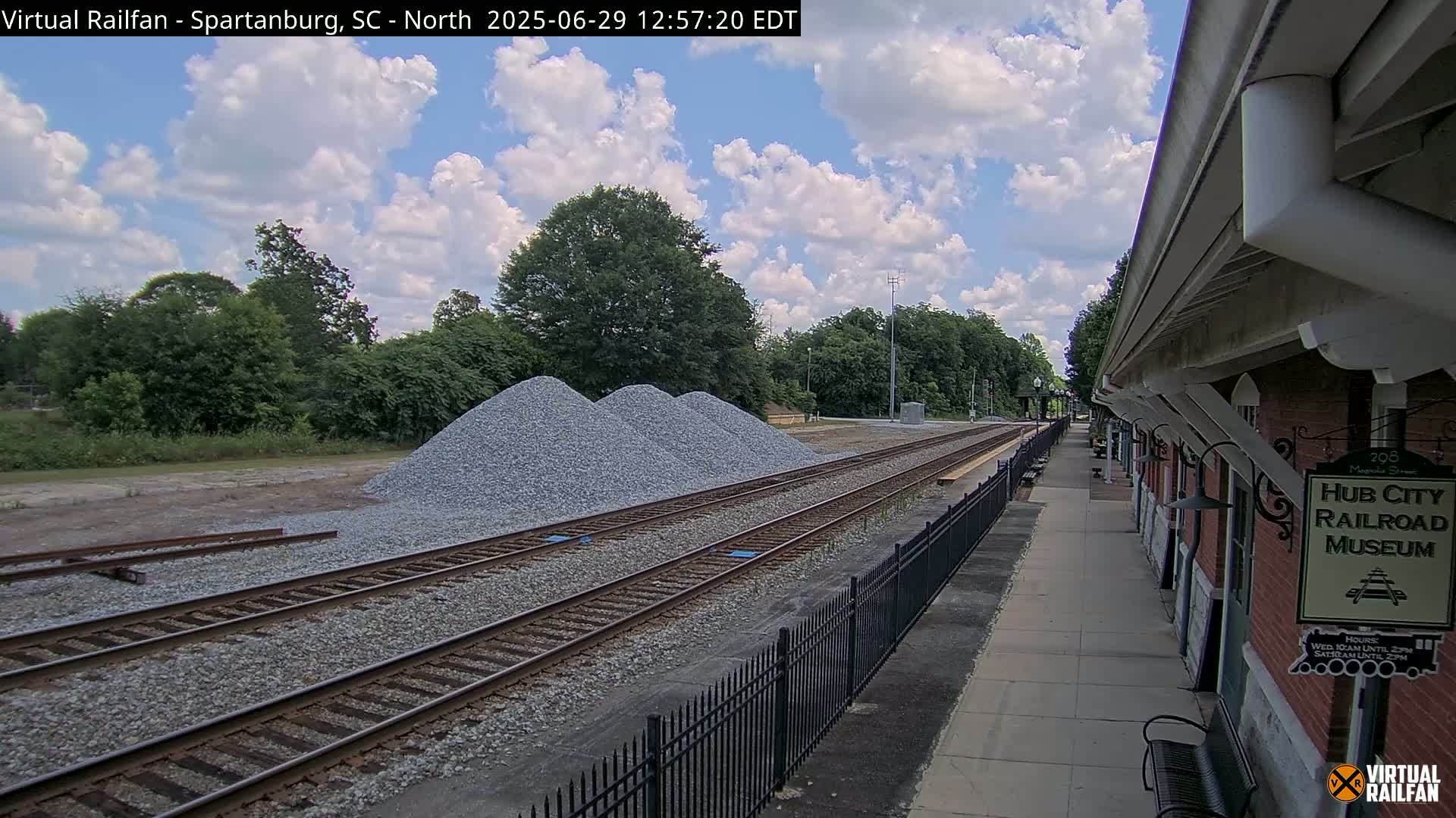 Spartanburg Railway Station &Hubcity Railroad Museum Live Cam - Spartanburg, Spartanburg , South Carolina, USA