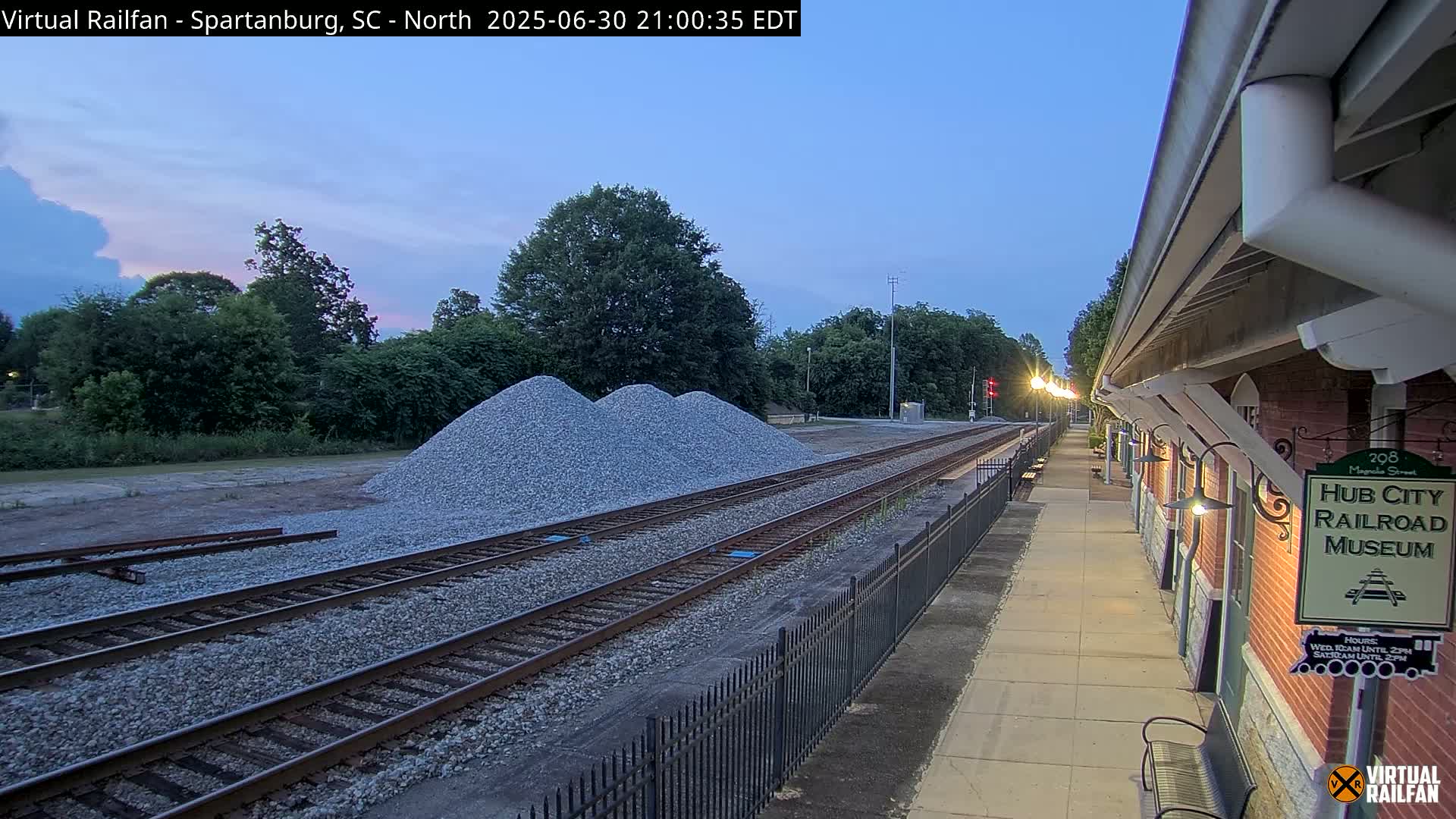Spartanburg Railway Station &Hubcity Railroad Museum Live Cam - Spartanburg, Spartanburg , South Carolina, USA