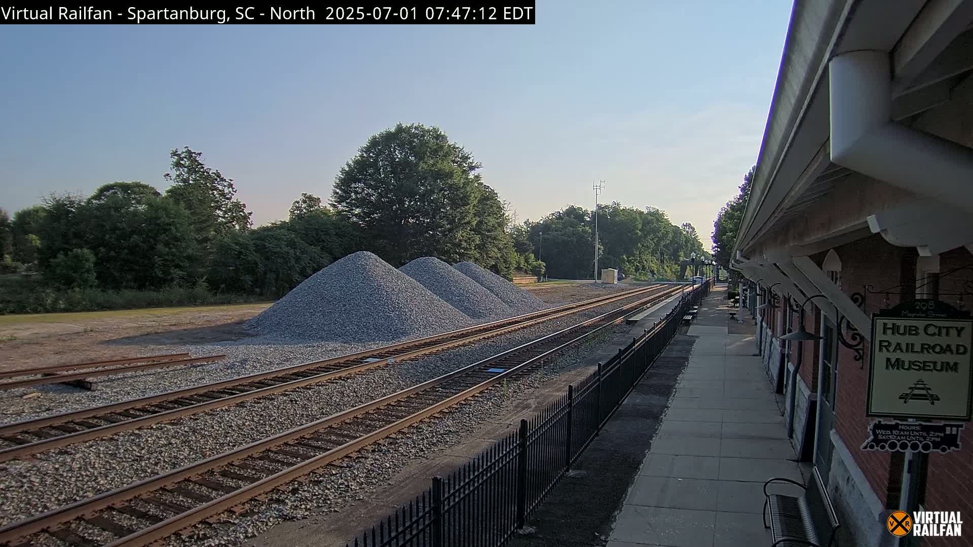 Spartanburg Railway Station &Hubcity Railroad Museum Live Cam - Spartanburg, Spartanburg , South Carolina, USA