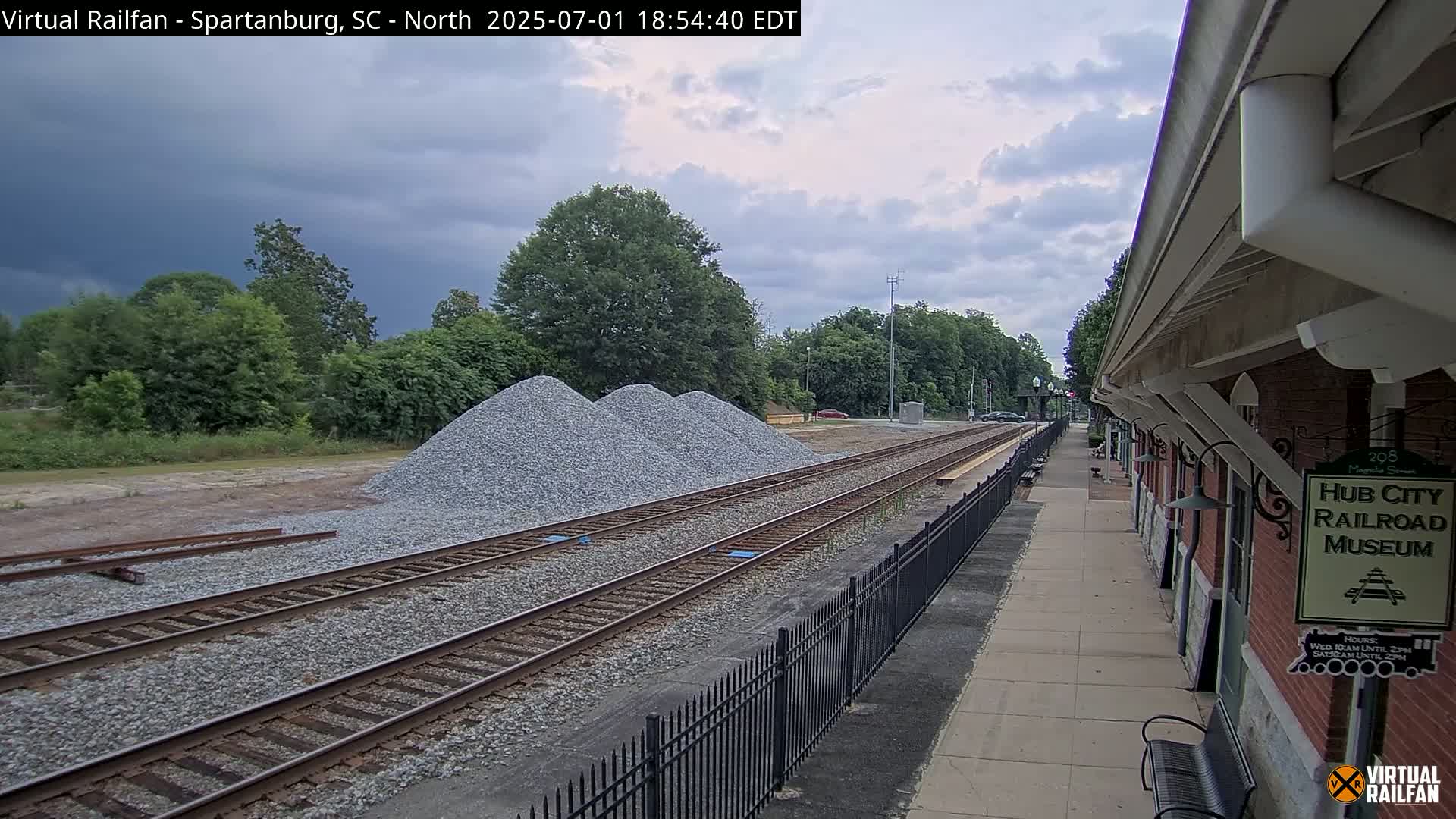 Spartanburg Railway Station &Hubcity Railroad Museum Live Cam - Spartanburg, Spartanburg , South Carolina, USA