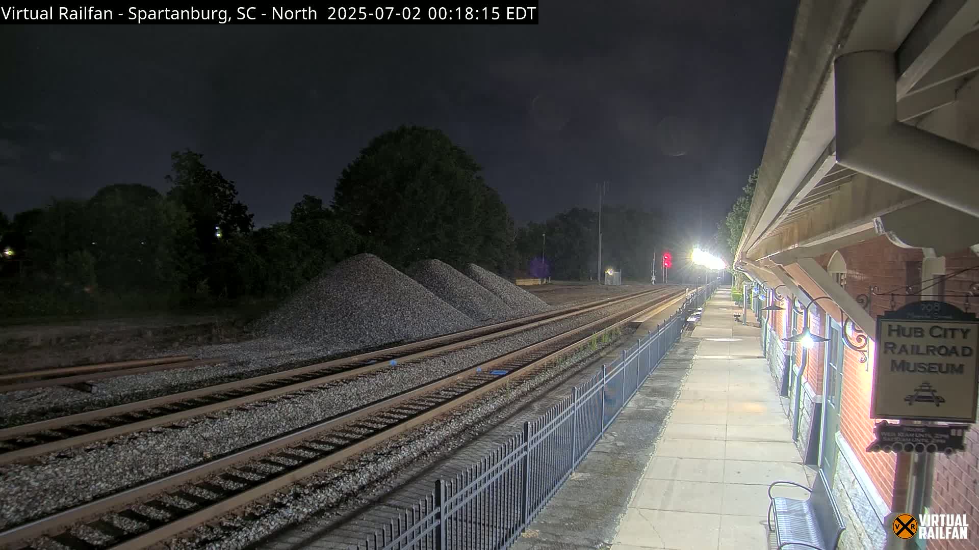 Spartanburg Railway Station &Hubcity Railroad Museum Live Cam - Spartanburg, Spartanburg , South Carolina, USA