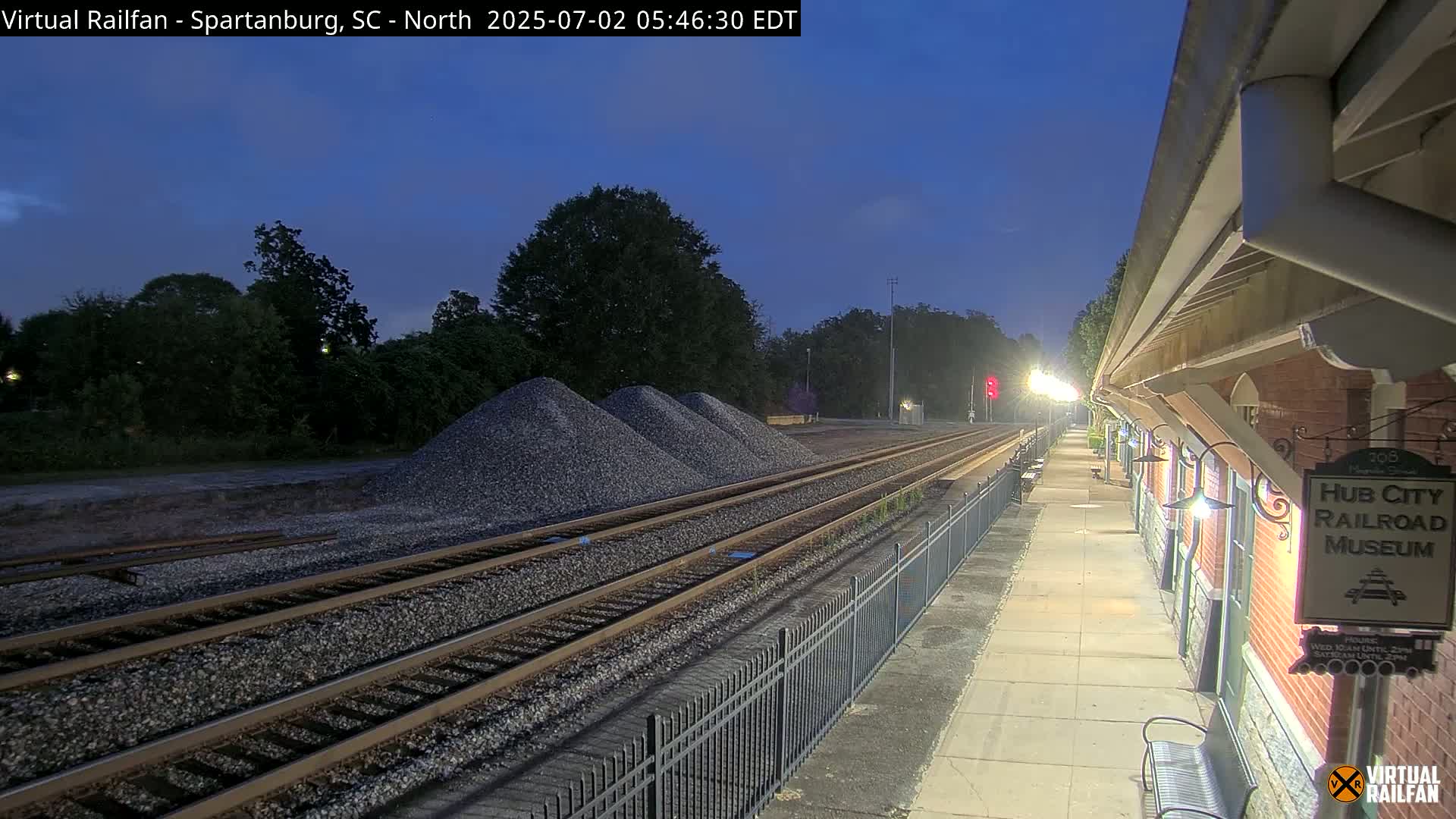 Spartanburg Railway Station &Hubcity Railroad Museum Live Cam - Spartanburg, Spartanburg , South Carolina, USA