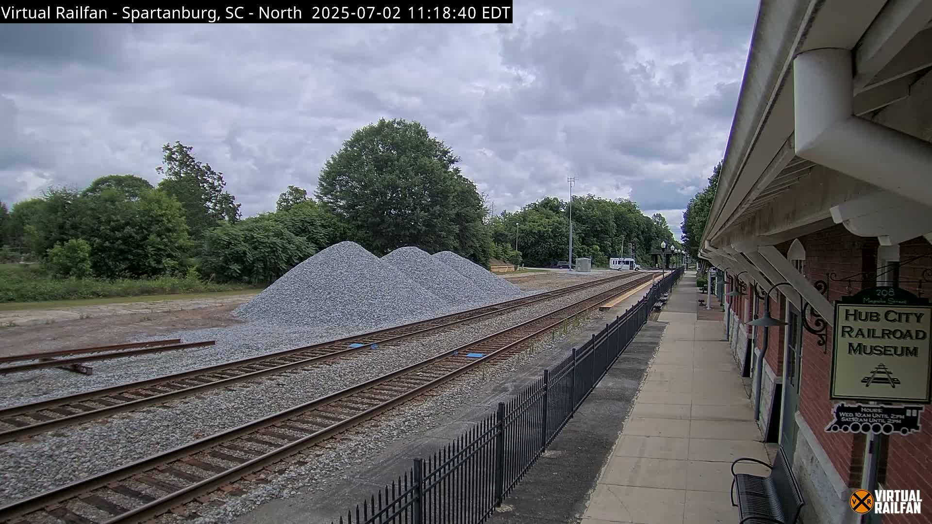 Spartanburg Railway Station &Hubcity Railroad Museum Live Cam - Spartanburg, Spartanburg , South Carolina, USA