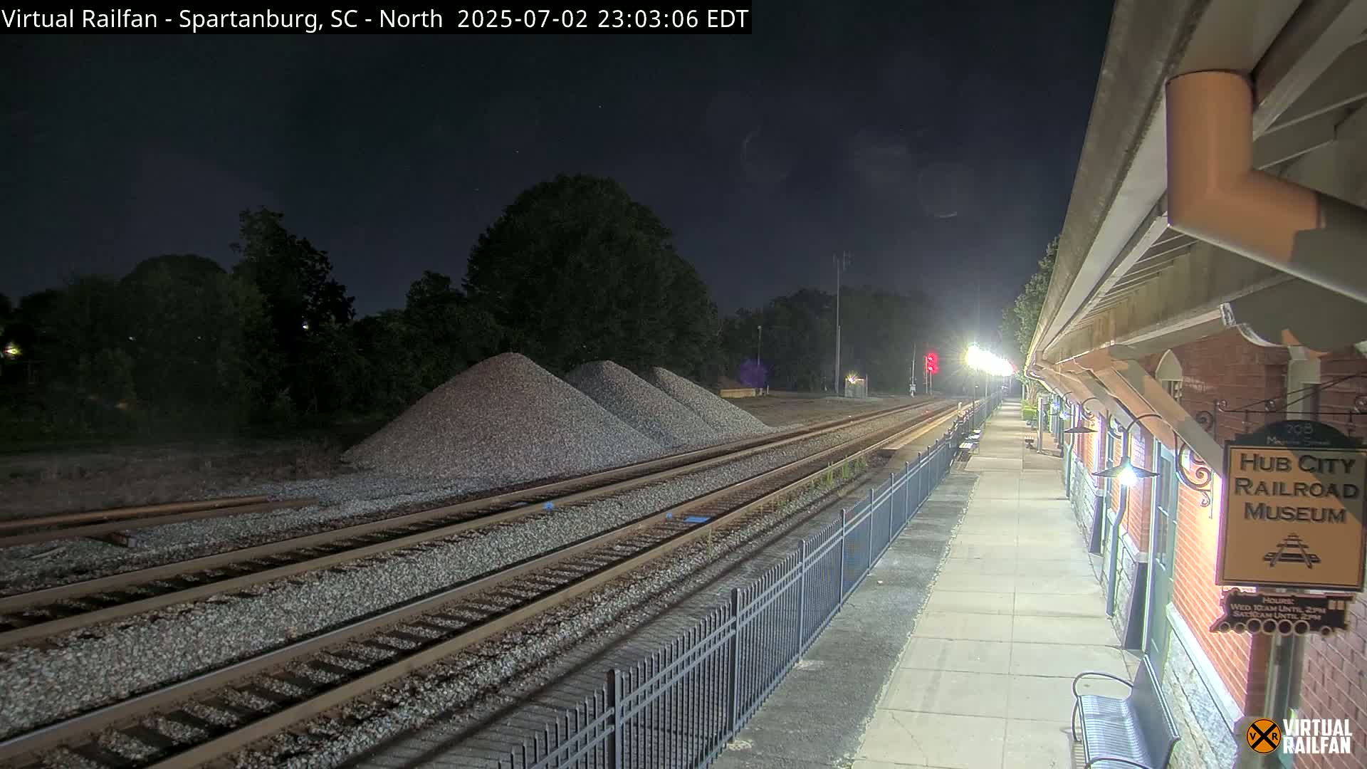 Spartanburg Railway Station &Hubcity Railroad Museum Live Cam - Spartanburg, Spartanburg , South Carolina, USA
