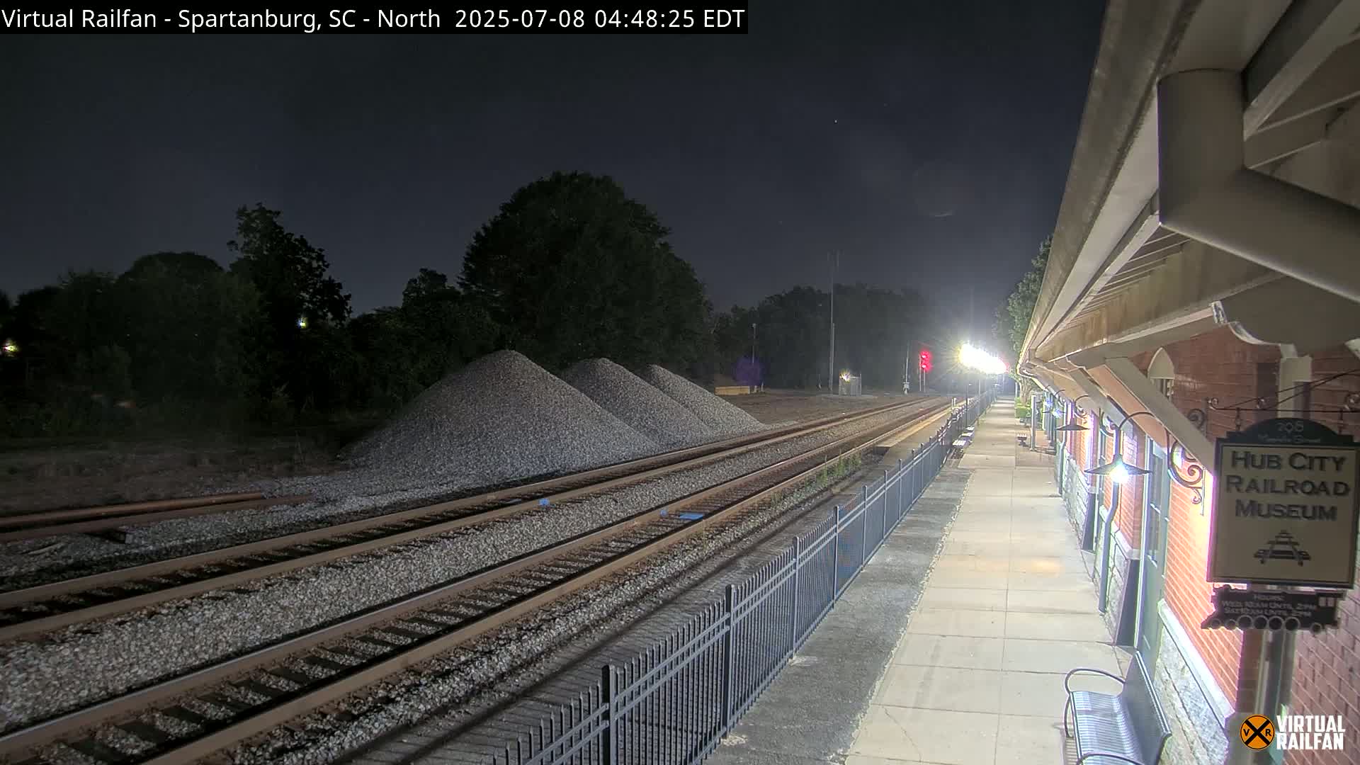 Spartanburg Railway Station &Hubcity Railroad Museum Live Cam - Spartanburg, Spartanburg , South Carolina, USA