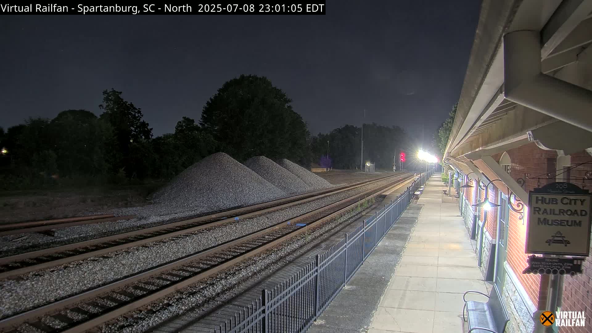 Spartanburg Railway Station &Hubcity Railroad Museum Live Cam - Spartanburg, Spartanburg , South Carolina, USA