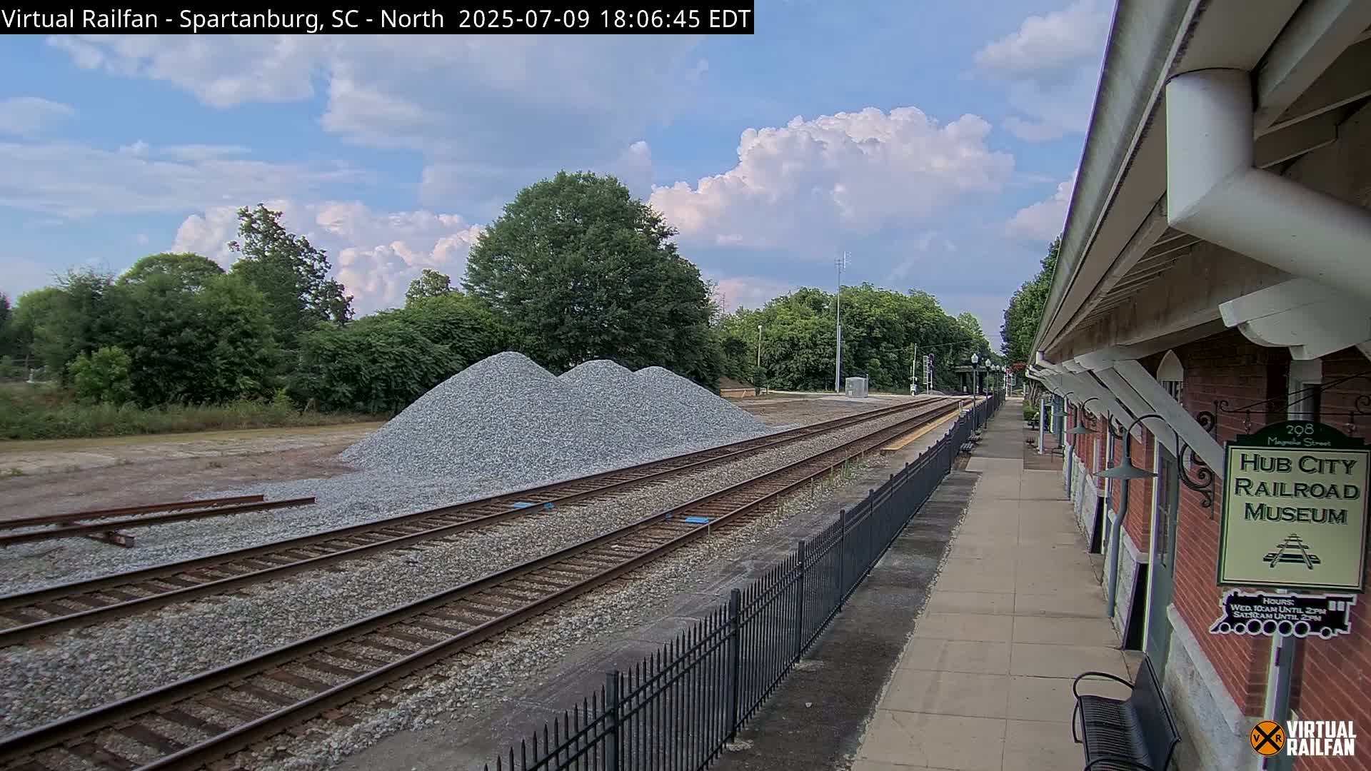 Spartanburg Railway Station &Hubcity Railroad Museum Live Cam - Spartanburg, Spartanburg , South Carolina, USA