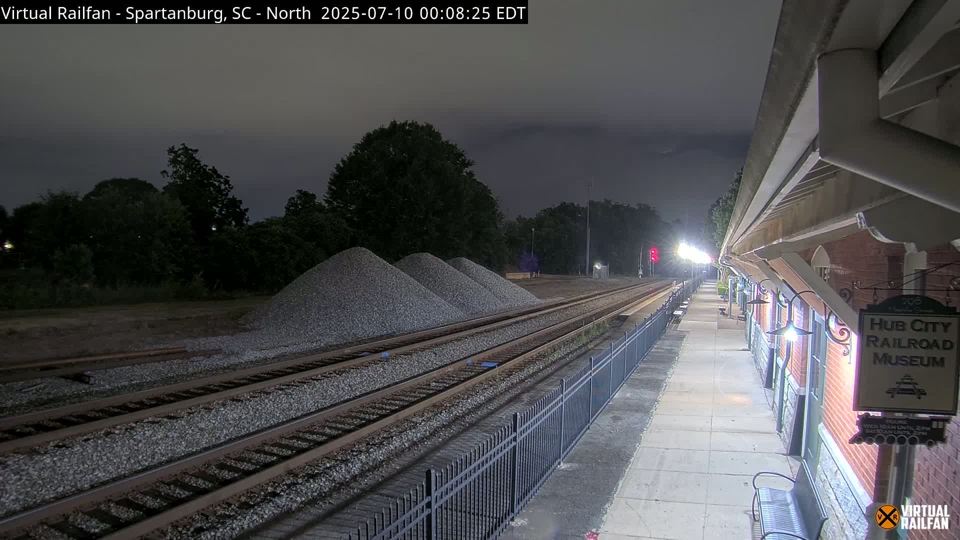 Spartanburg Railway Station &Hubcity Railroad Museum Live Cam - Spartanburg, Spartanburg , South Carolina, USA