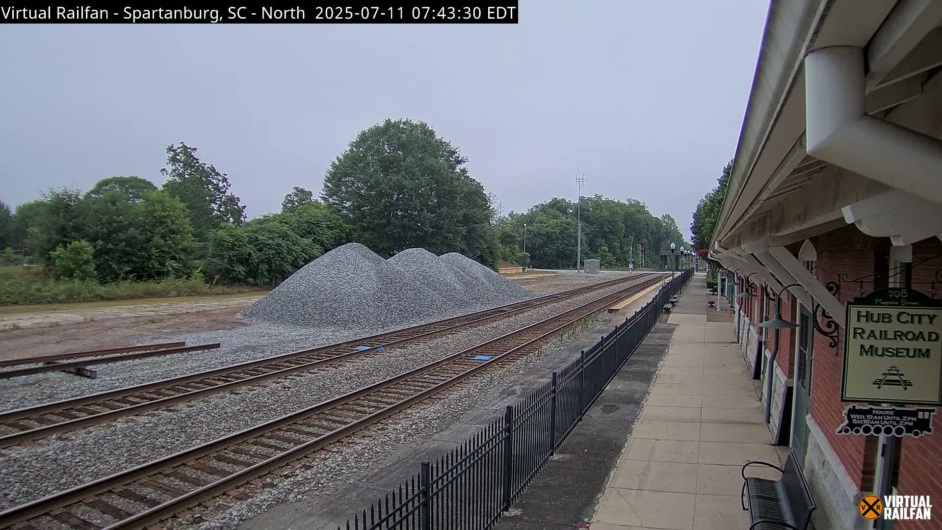 Spartanburg Railway Station &Hubcity Railroad Museum Live Cam - Spartanburg, Spartanburg , South Carolina, USA