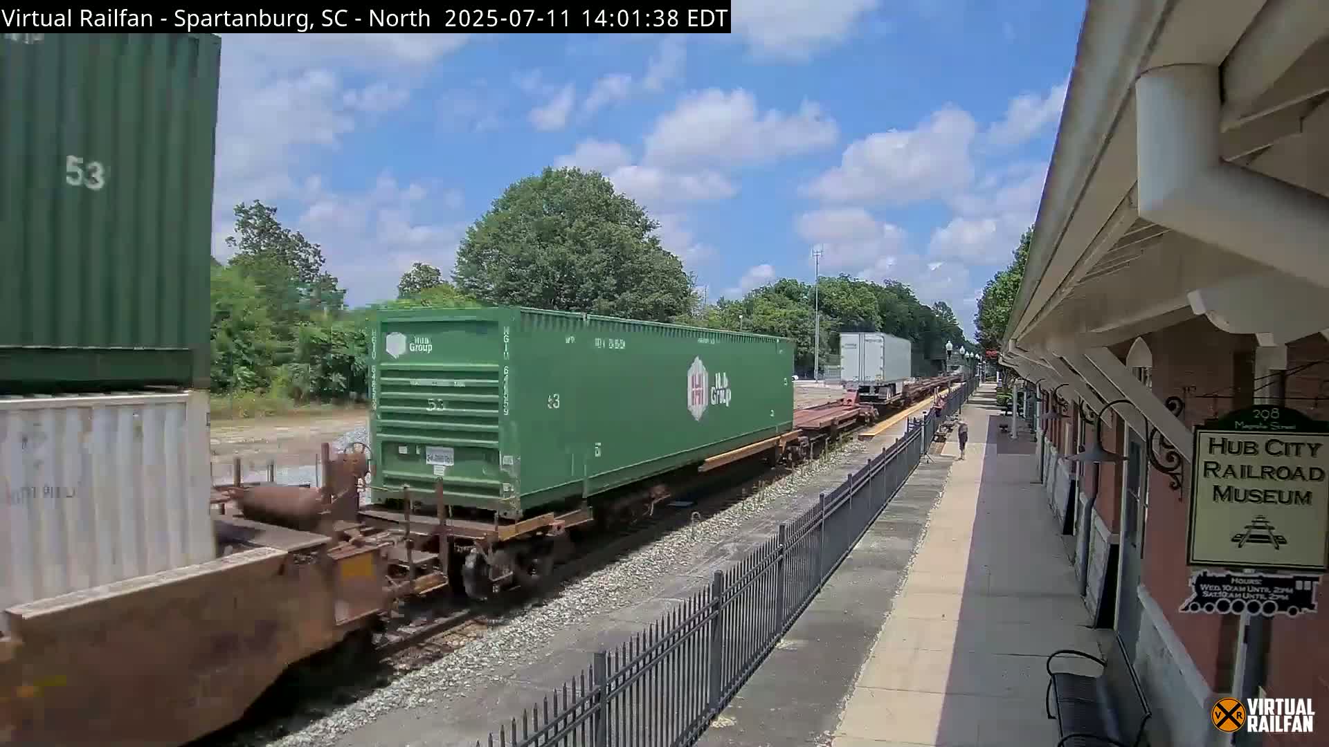 Spartanburg Railway Station &Hubcity Railroad Museum Live Cam - Spartanburg, Spartanburg , South Carolina, USA
