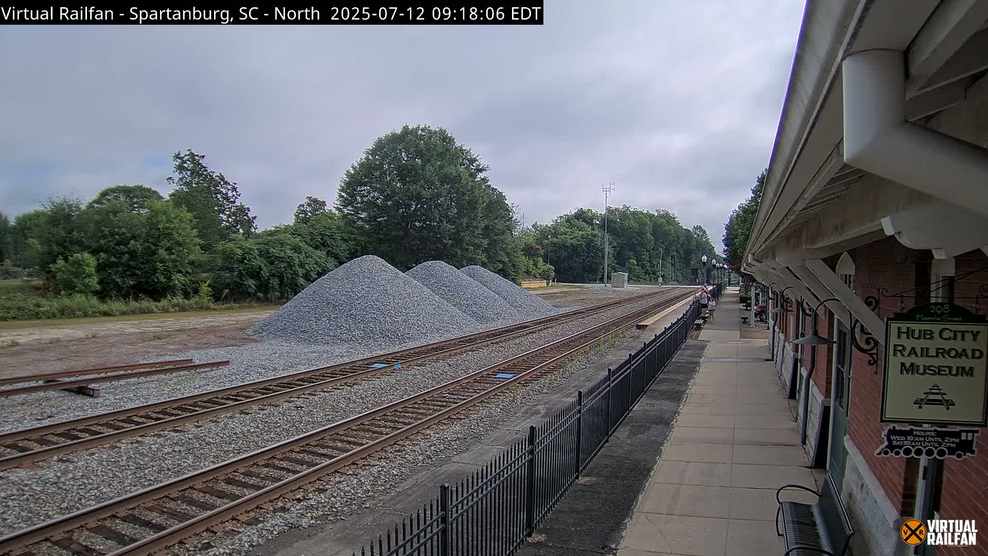 Spartanburg Railway Station &Hubcity Railroad Museum Live Cam - Spartanburg, Spartanburg , South Carolina, USA