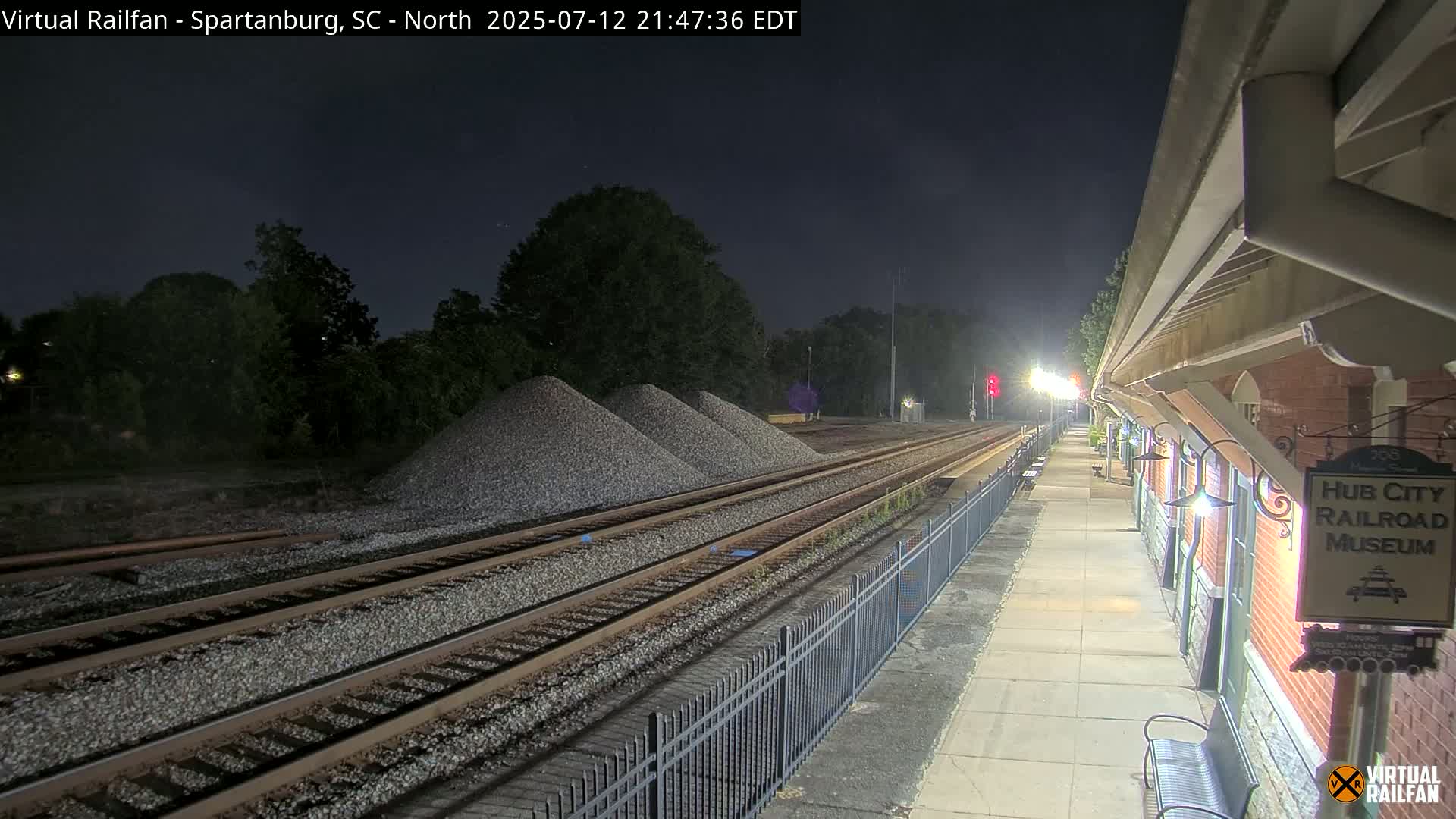 Spartanburg Railway Station &Hubcity Railroad Museum Live Cam - Spartanburg, Spartanburg , South Carolina, USA