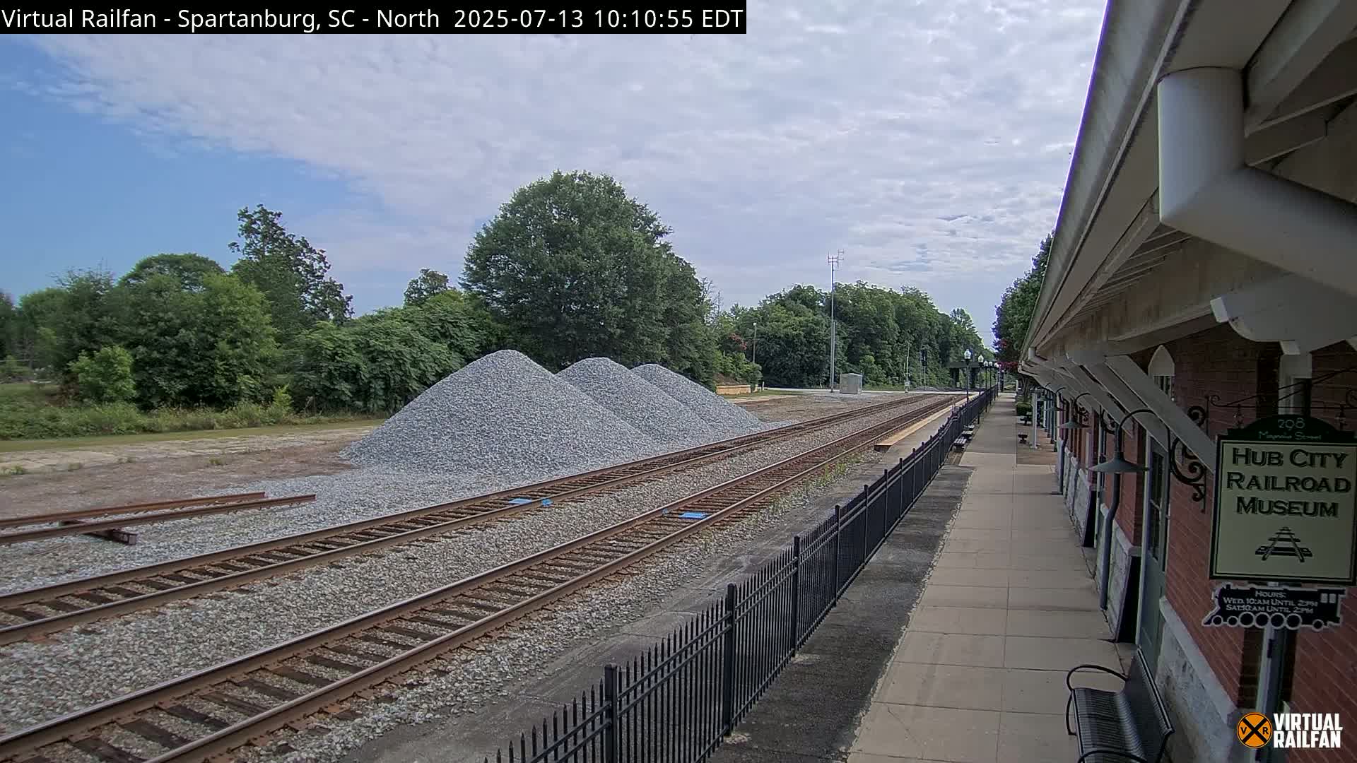 Spartanburg Railway Station &Hubcity Railroad Museum Live Cam - Spartanburg, Spartanburg , South Carolina, USA