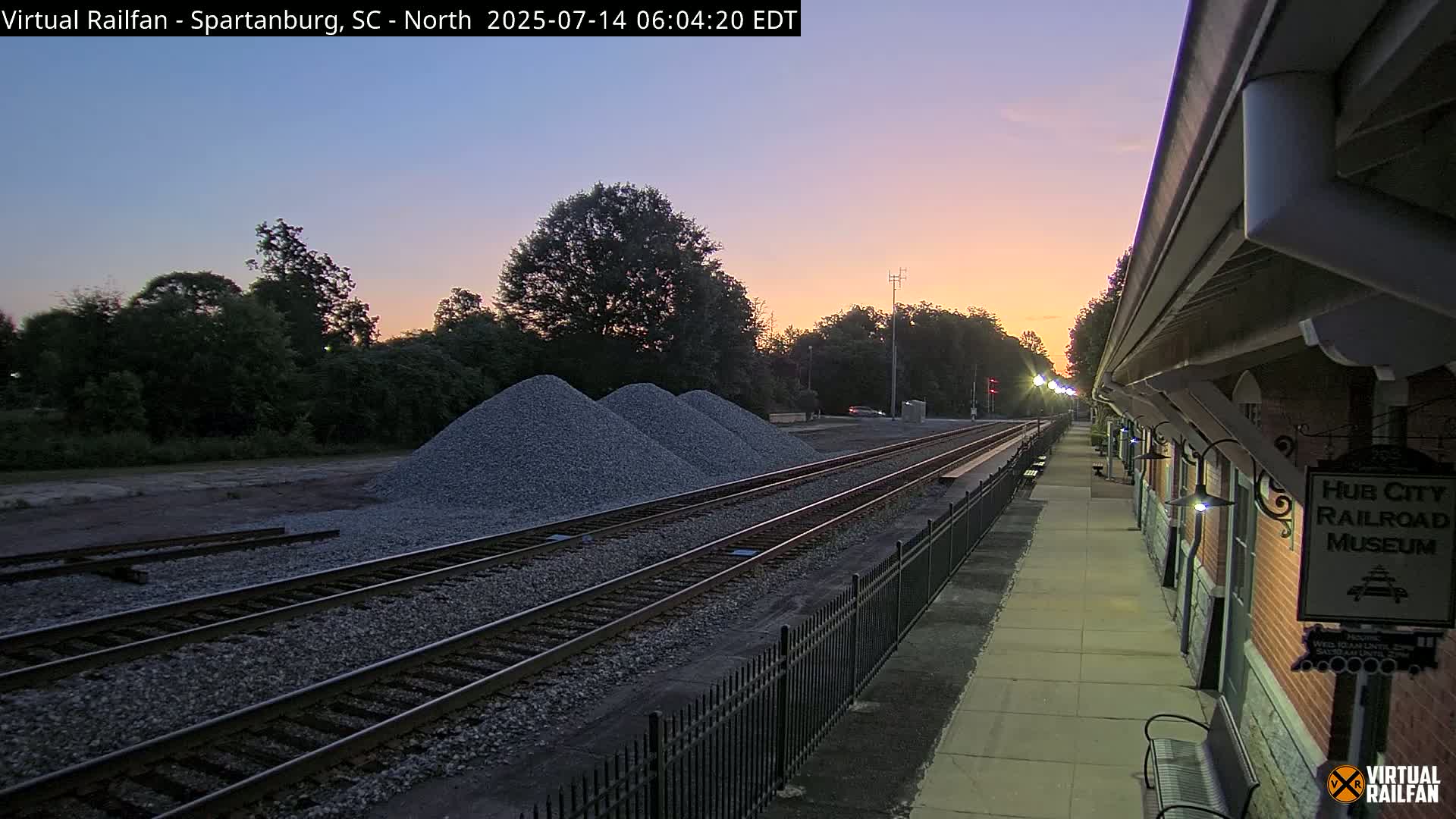 Spartanburg Railway Station &Hubcity Railroad Museum Live Cam - Spartanburg, Spartanburg , South Carolina, USA