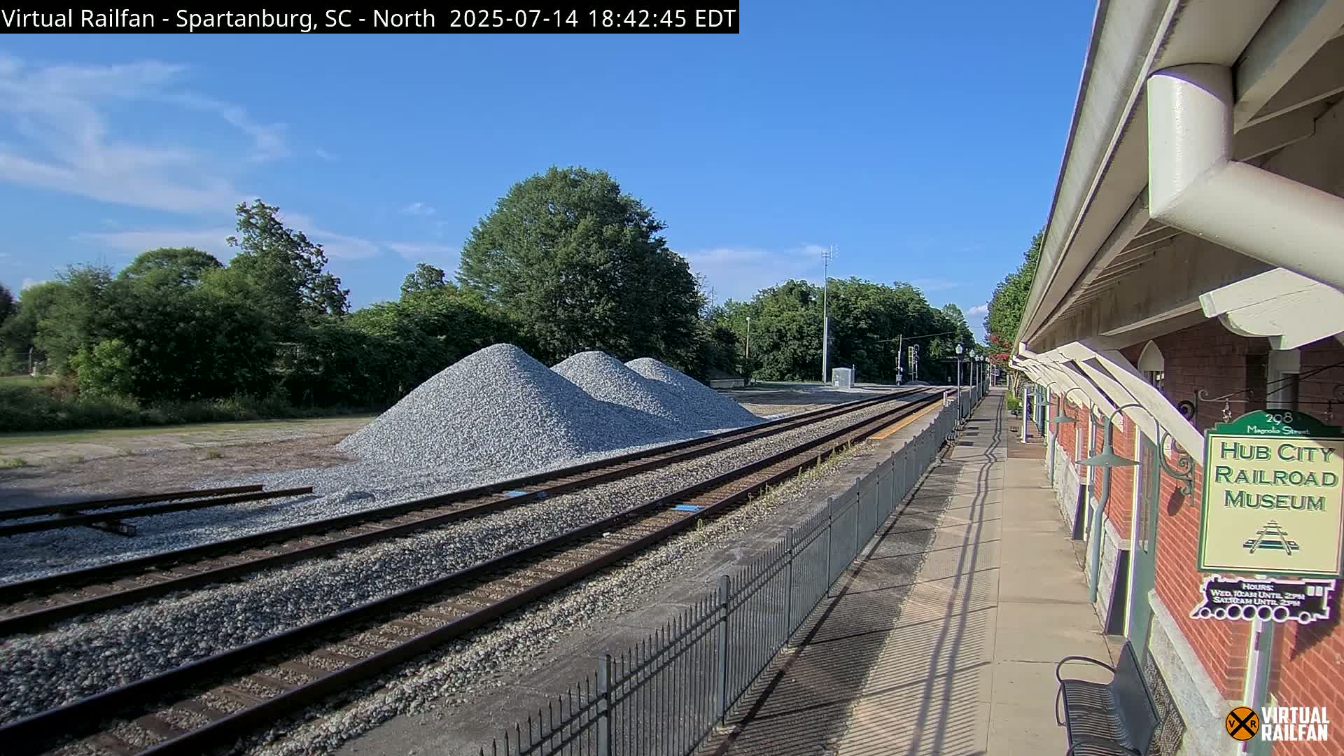 Spartanburg Railway Station &Hubcity Railroad Museum Live Cam - Spartanburg, Spartanburg , South Carolina, USA