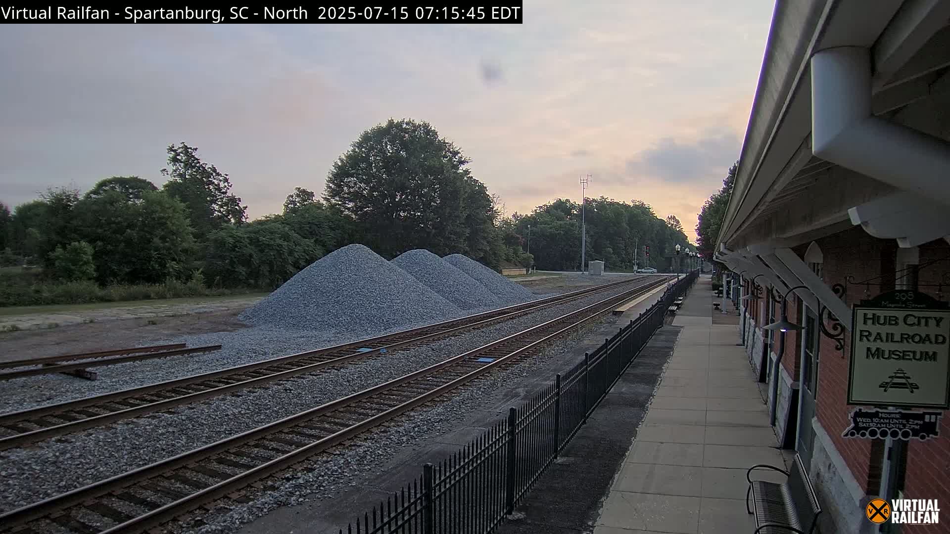 Spartanburg Railway Station &Hubcity Railroad Museum Live Cam - Spartanburg, Spartanburg , South Carolina, USA