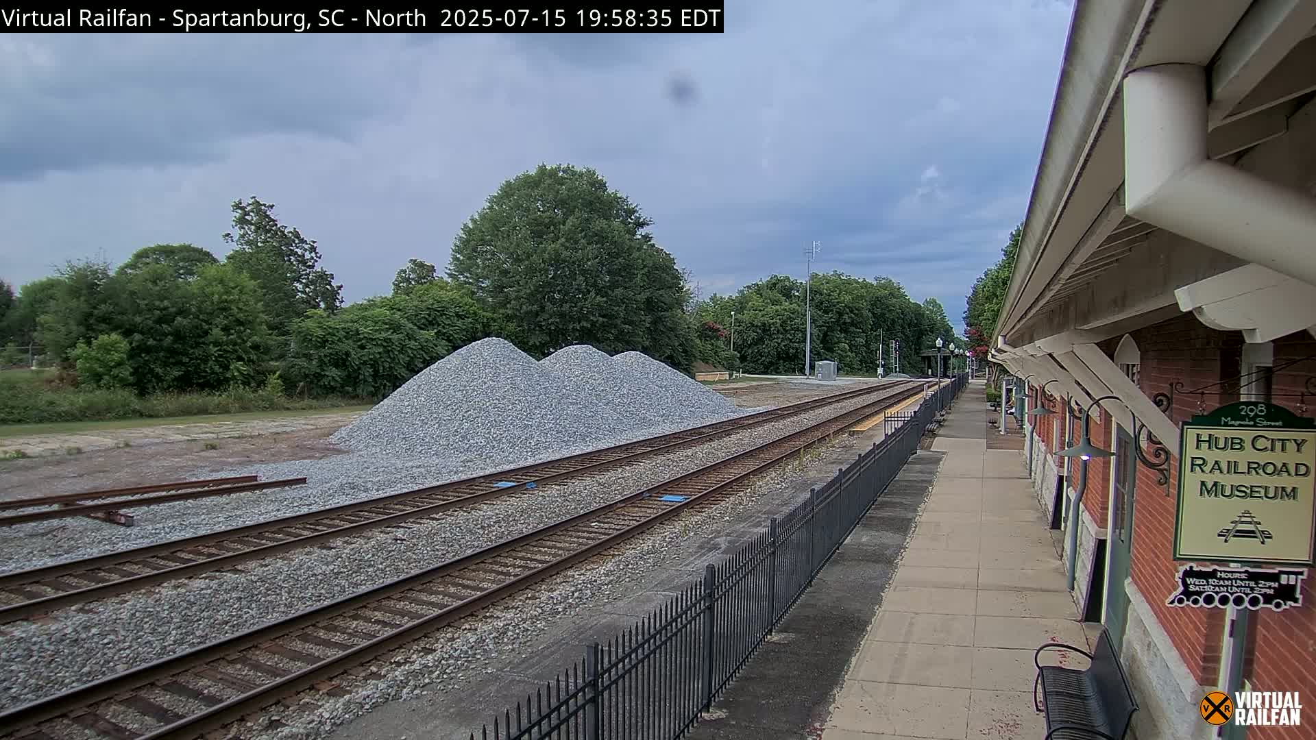 Spartanburg Railway Station &Hubcity Railroad Museum Live Cam - Spartanburg, Spartanburg , South Carolina, USA