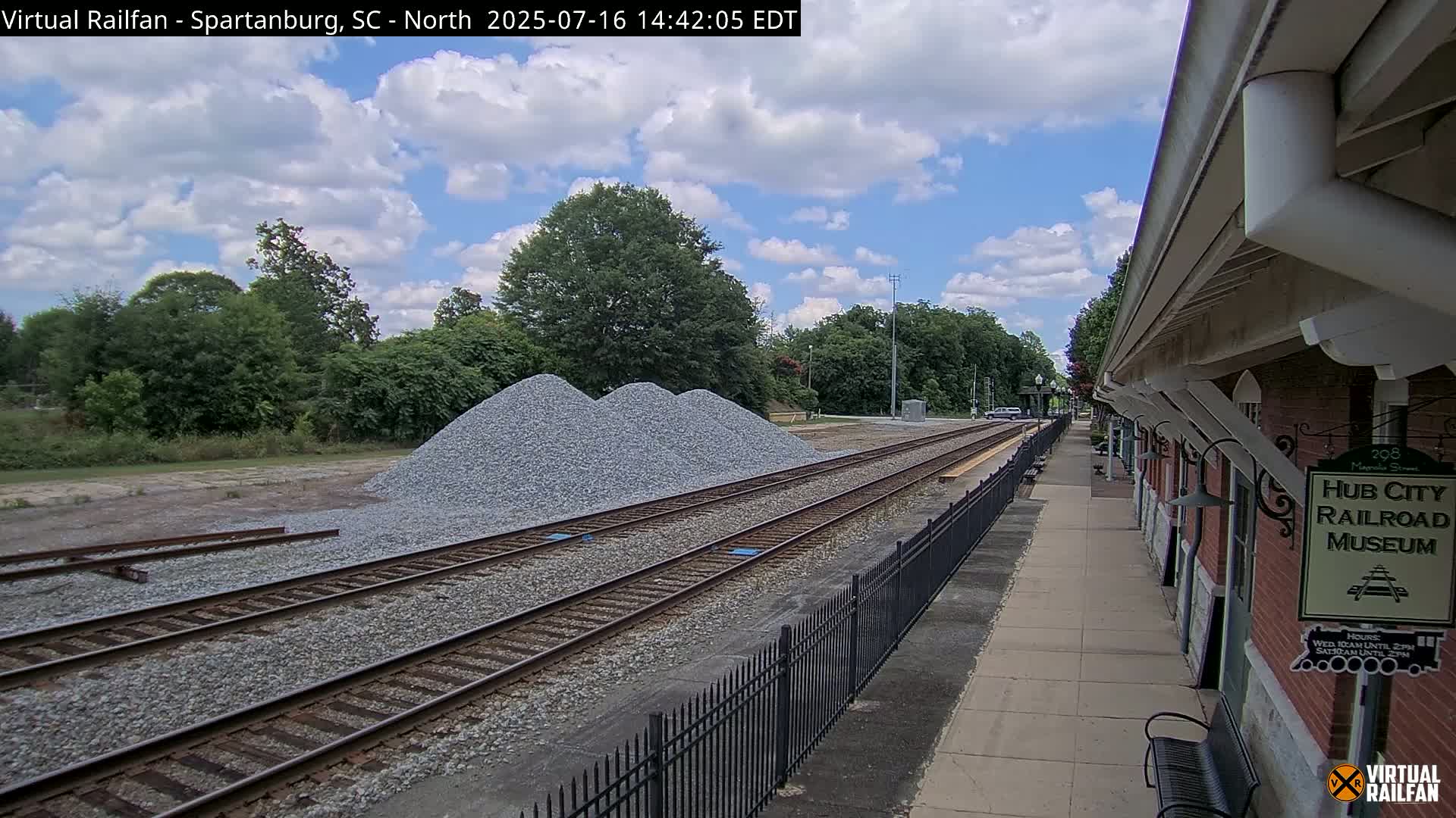 Spartanburg Railway Station &Hubcity Railroad Museum Live Cam - Spartanburg, Spartanburg , South Carolina, USA