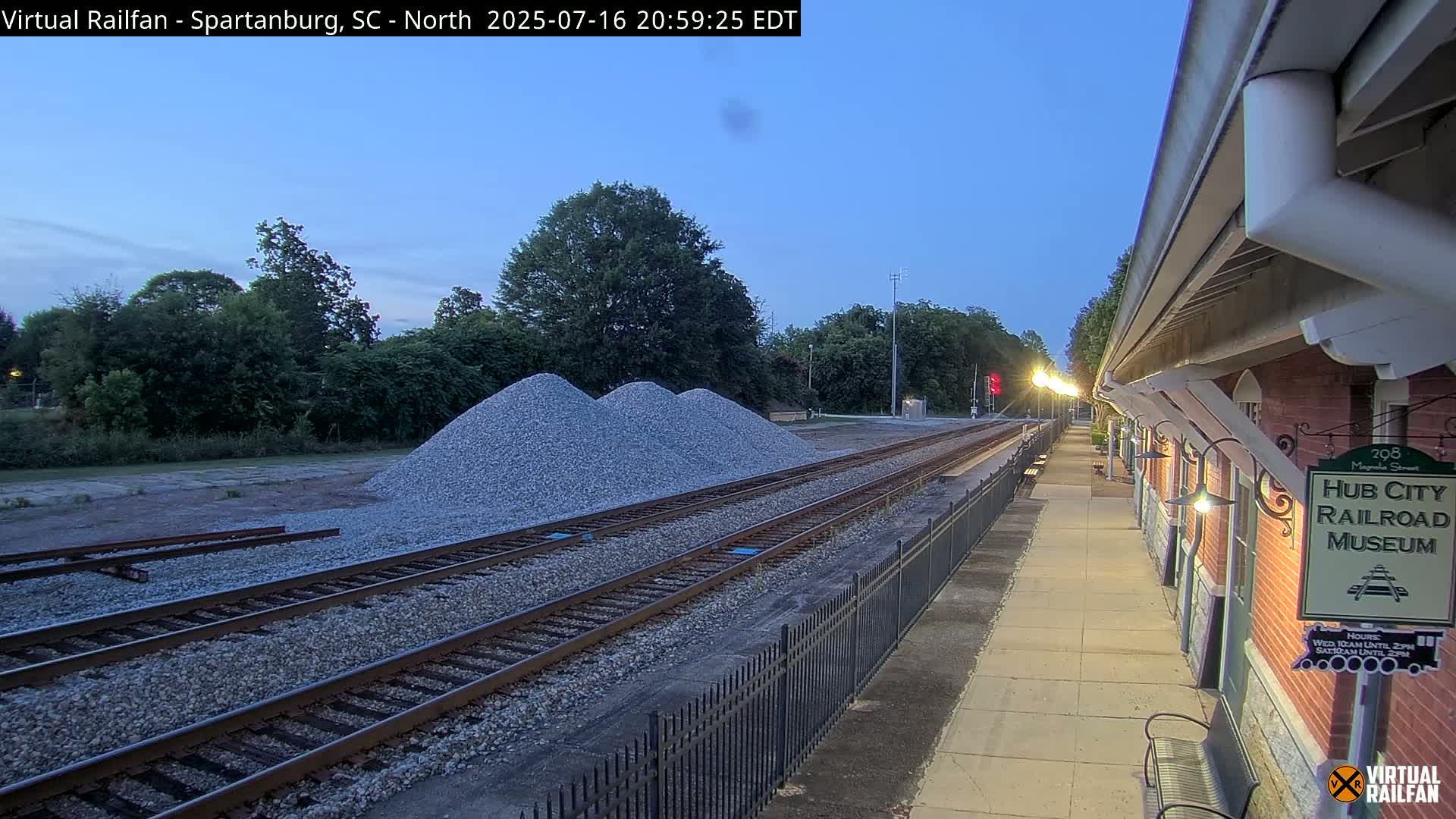 Spartanburg Railway Station &Hubcity Railroad Museum Live Cam - Spartanburg, Spartanburg , South Carolina, USA