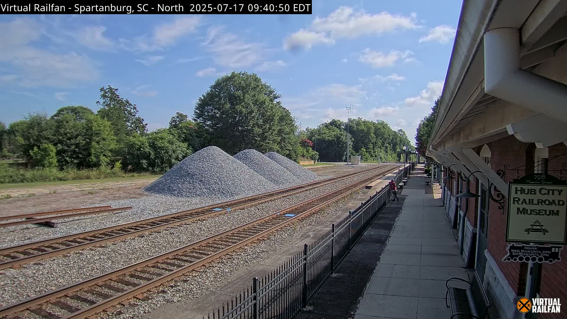 Spartanburg Railway Station &Hubcity Railroad Museum Live Cam - Spartanburg, Spartanburg , South Carolina, USA