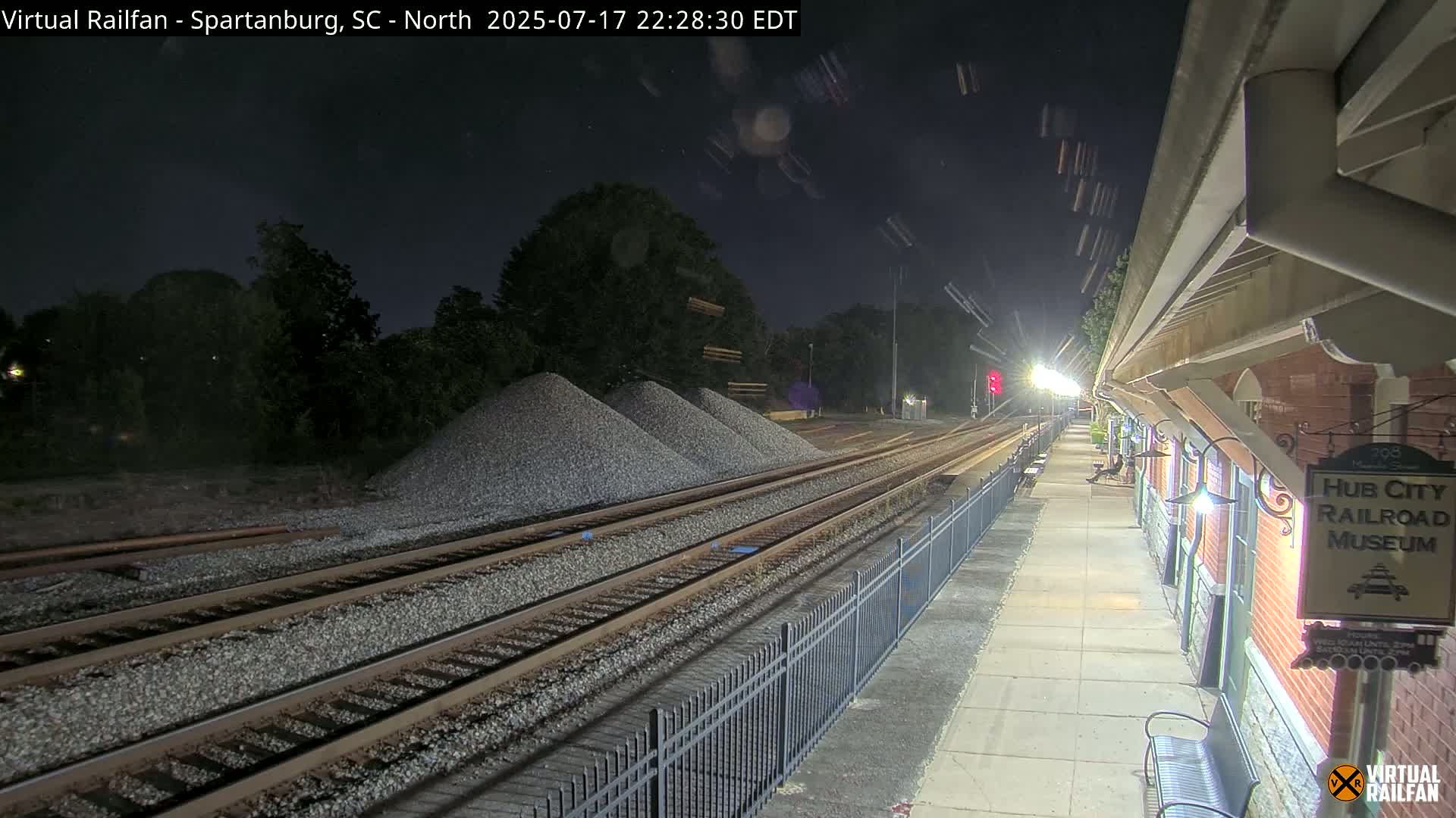 Spartanburg Railway Station &Hubcity Railroad Museum Live Cam - Spartanburg, Spartanburg , South Carolina, USA