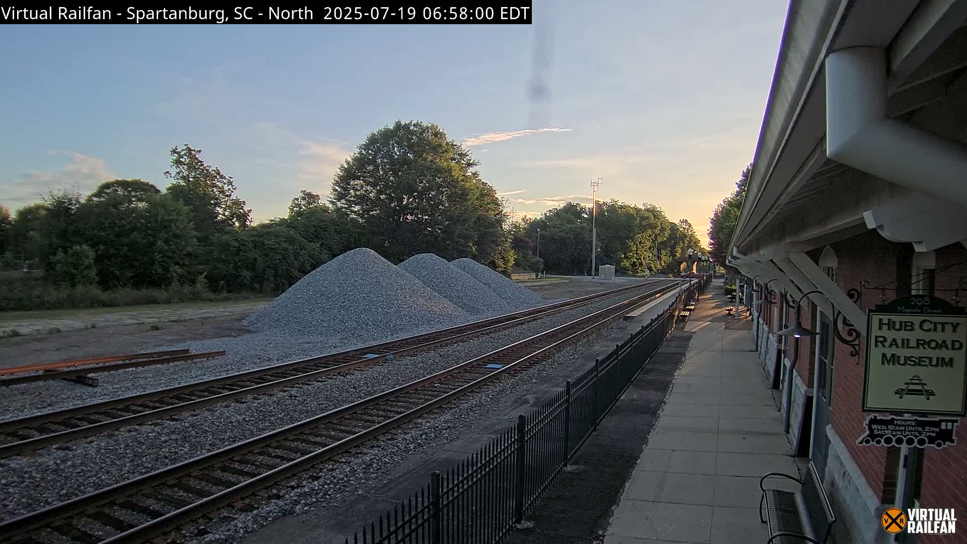 Spartanburg Railway Station &Hubcity Railroad Museum Live Cam - Spartanburg, Spartanburg , South Carolina, USA