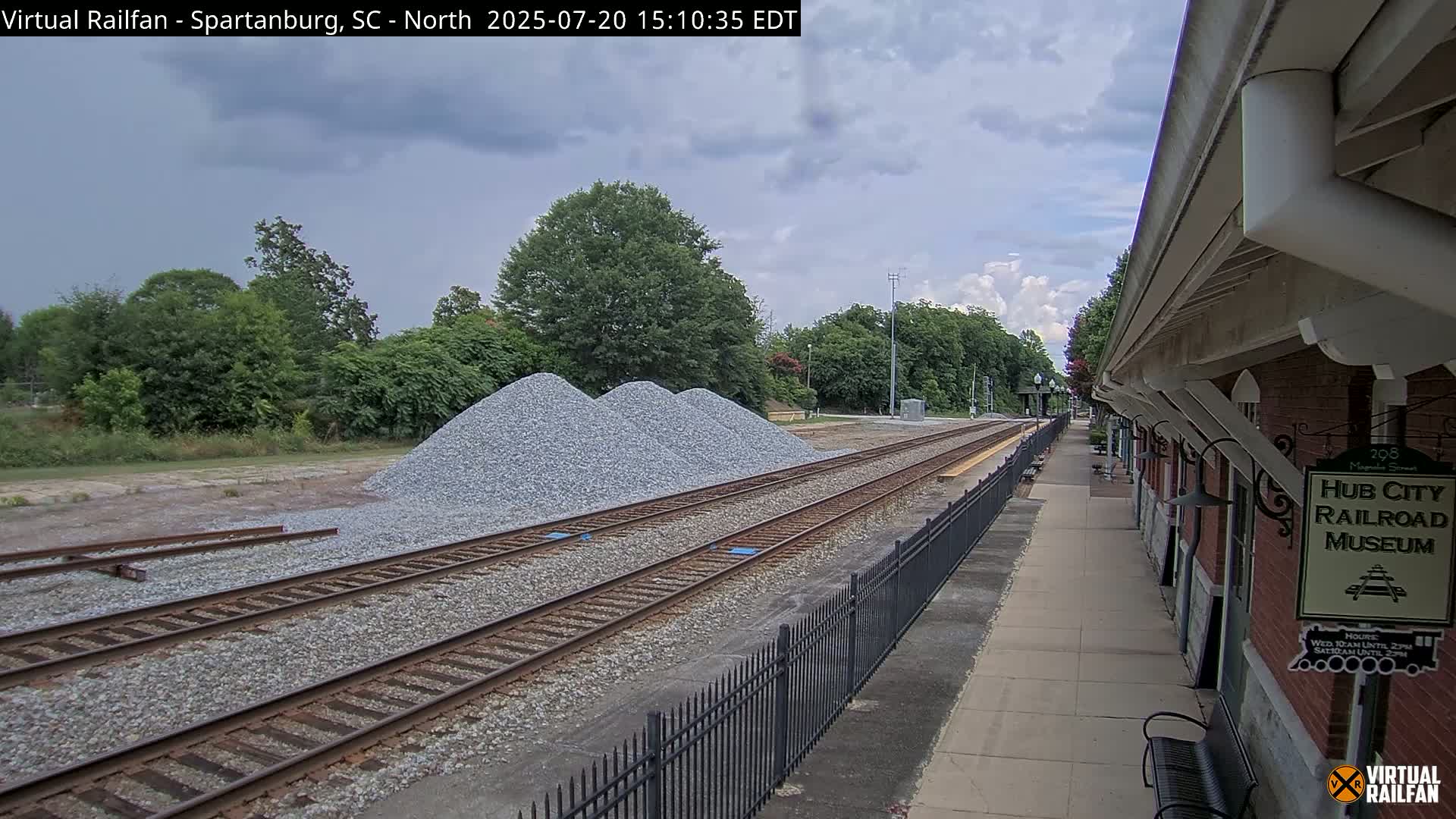 Spartanburg Railway Station &Hubcity Railroad Museum Live Cam - Spartanburg, Spartanburg , South Carolina, USA