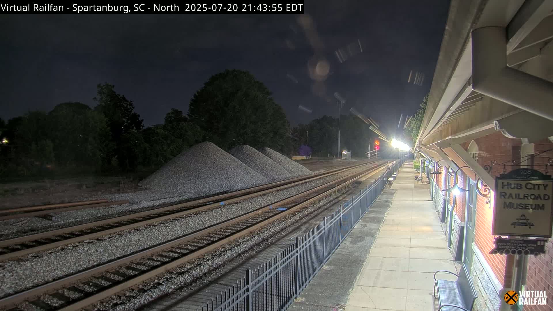 Spartanburg Railway Station &Hubcity Railroad Museum Live Cam - Spartanburg, Spartanburg , South Carolina, USA