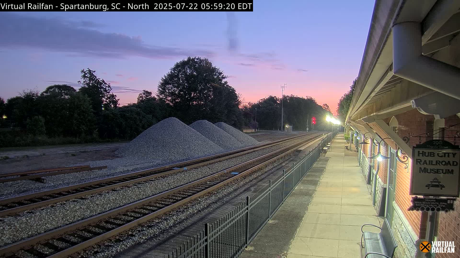 Spartanburg Railway Station &Hubcity Railroad Museum Live Cam - Spartanburg, Spartanburg , South Carolina, USA