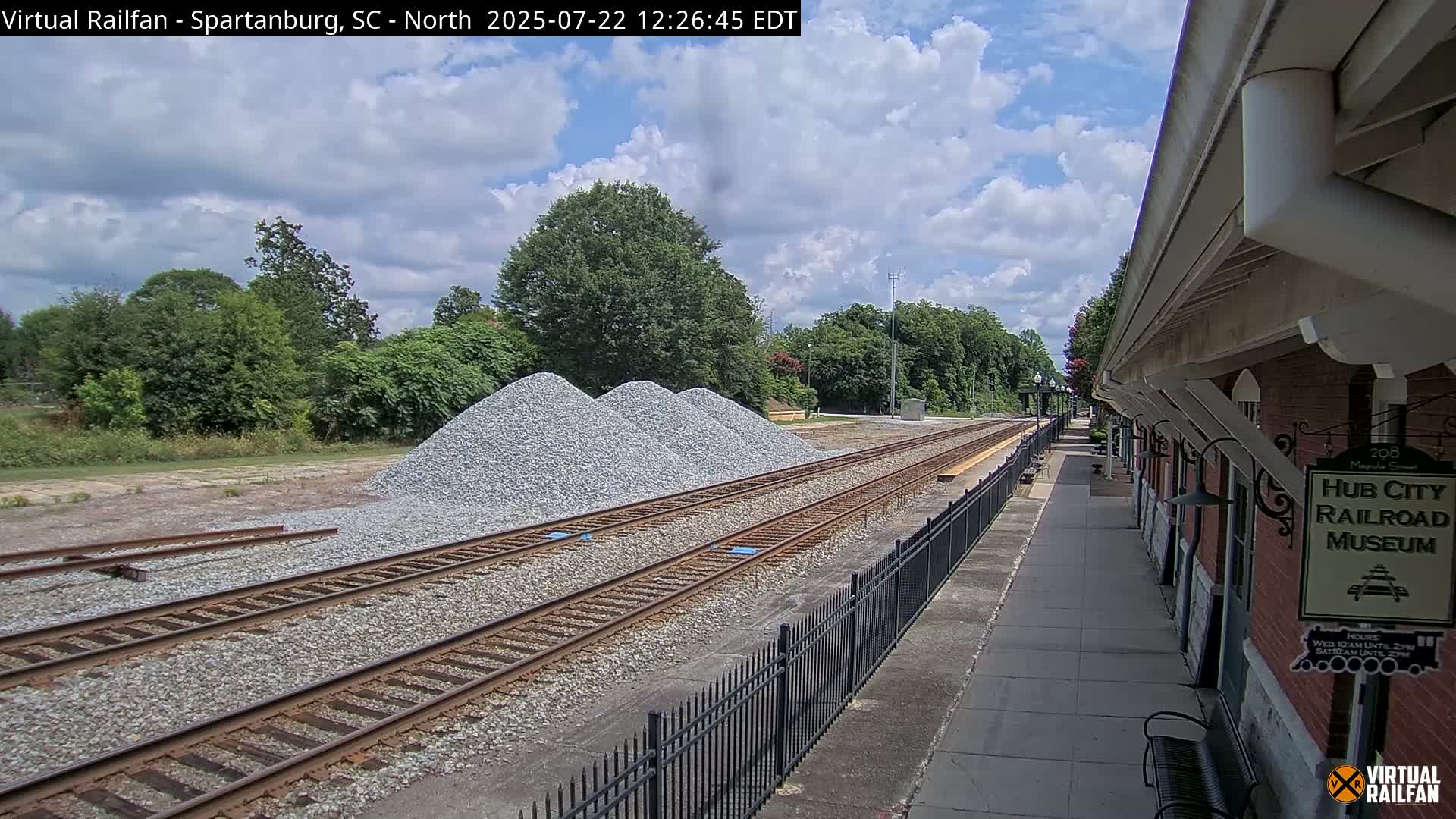 Spartanburg Railway Station &Hubcity Railroad Museum Live Cam - Spartanburg, Spartanburg , South Carolina, USA