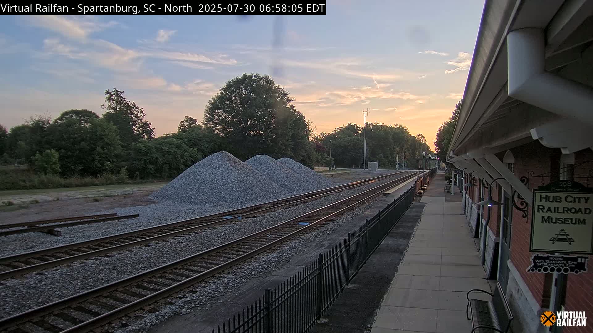 Spartanburg Railway Station &Hubcity Railroad Museum Live Cam - Spartanburg, Spartanburg , South Carolina, USA