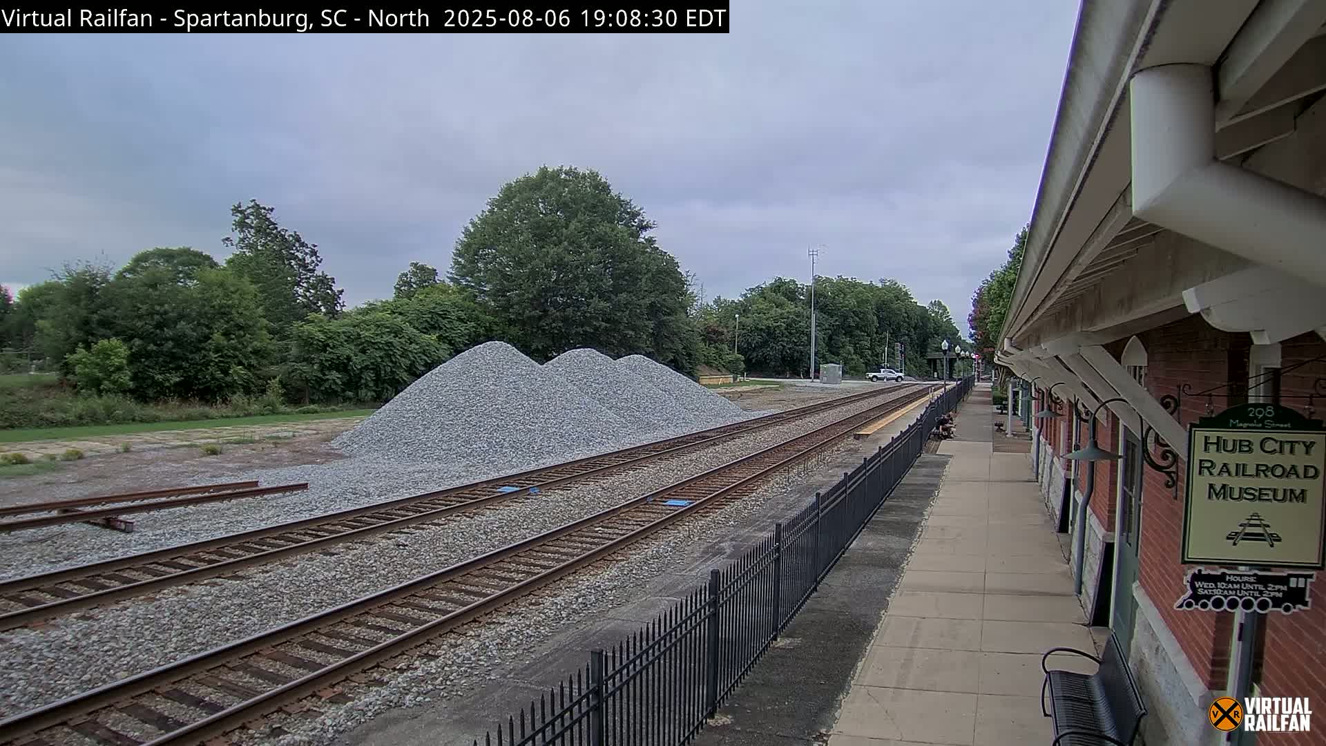 Spartanburg Railway Station &Hubcity Railroad Museum Live Cam - Spartanburg, Spartanburg , South Carolina, USA