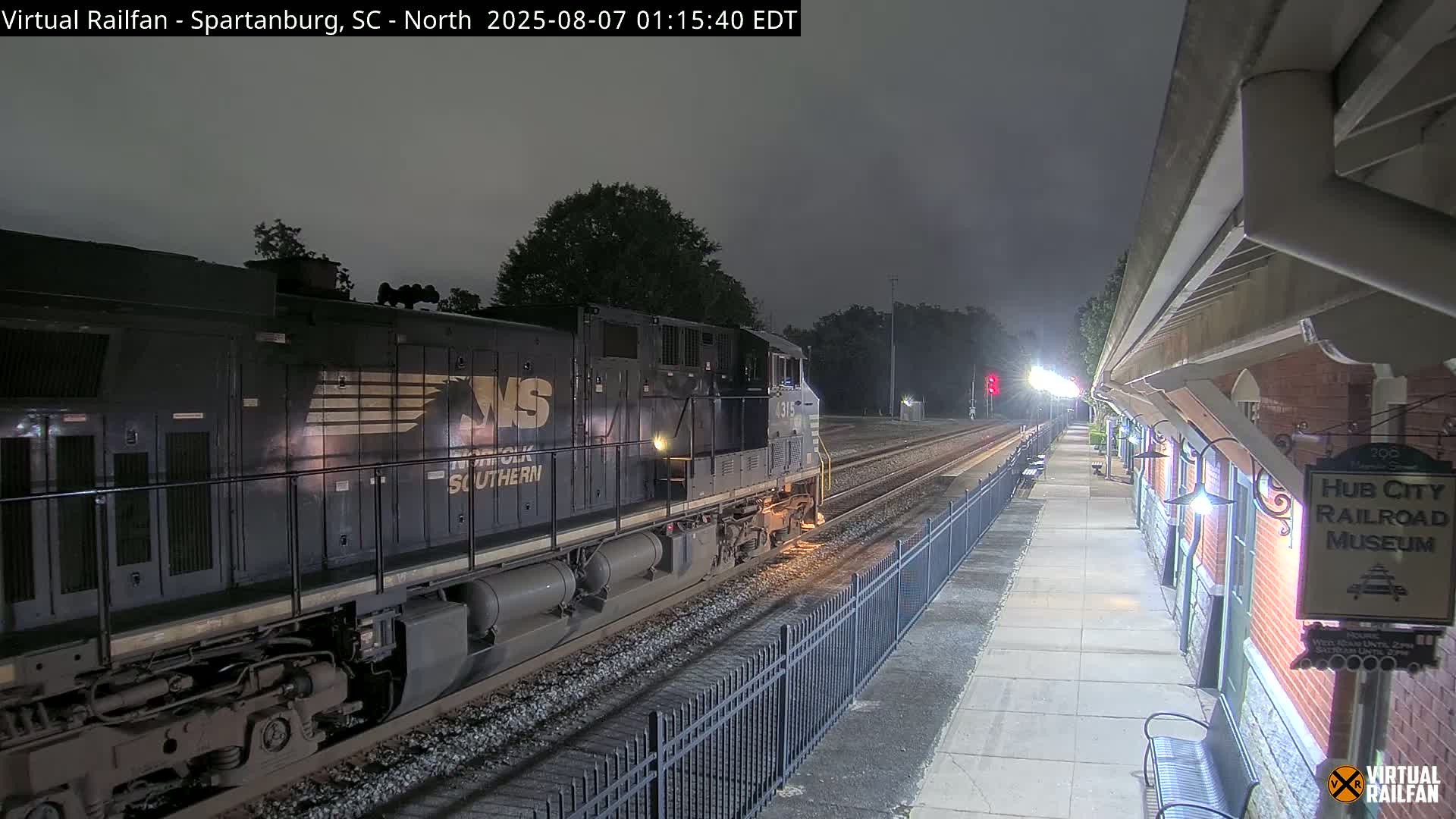 Spartanburg Railway Station &Hubcity Railroad Museum Live Cam - Spartanburg, Spartanburg , South Carolina, USA