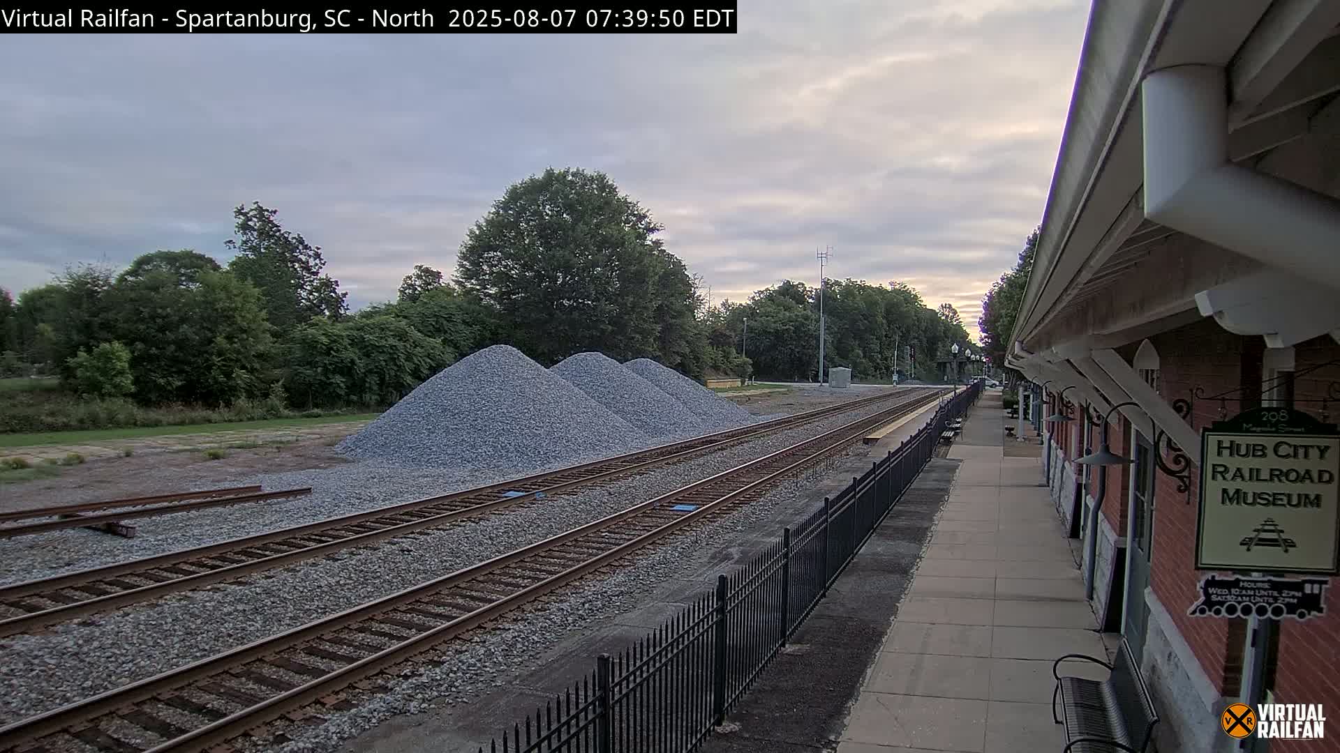Spartanburg Railway Station &Hubcity Railroad Museum Live Cam - Spartanburg, Spartanburg , South Carolina, USA