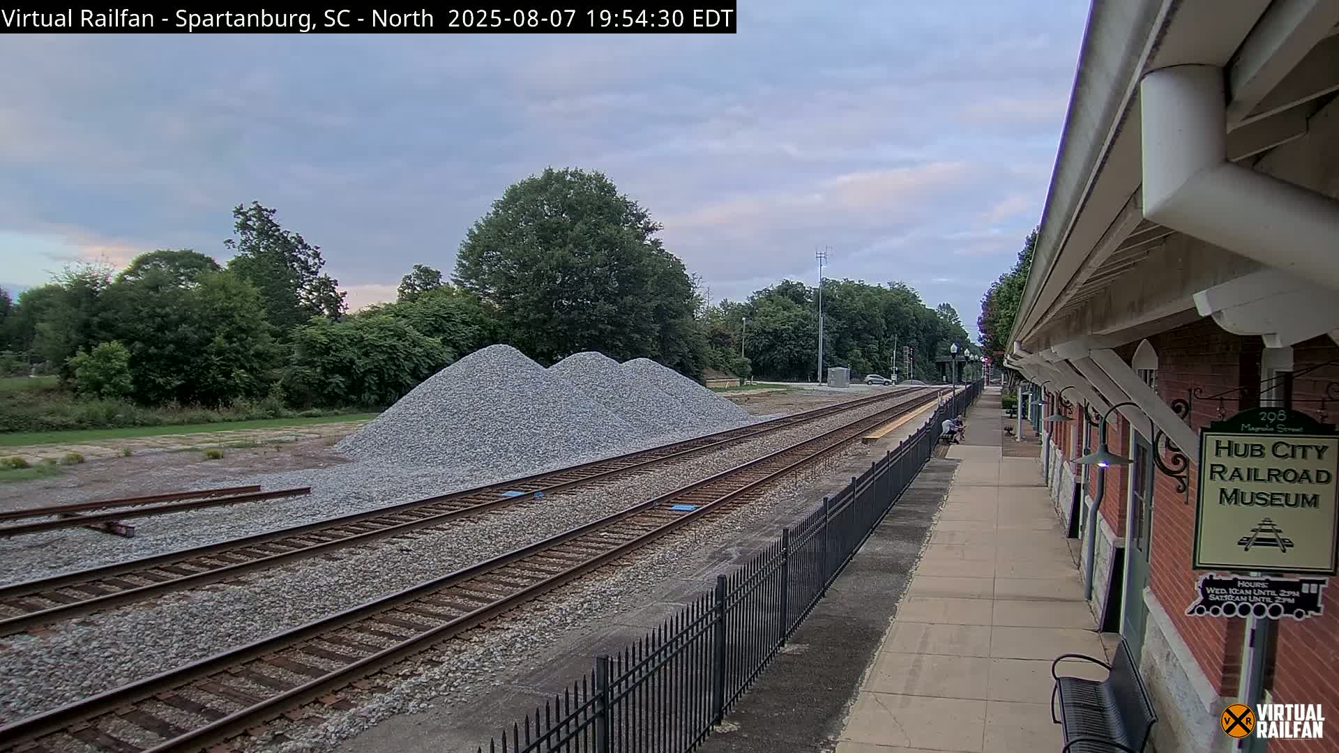 Spartanburg Railway Station &Hubcity Railroad Museum Live Cam - Spartanburg, Spartanburg , South Carolina, USA