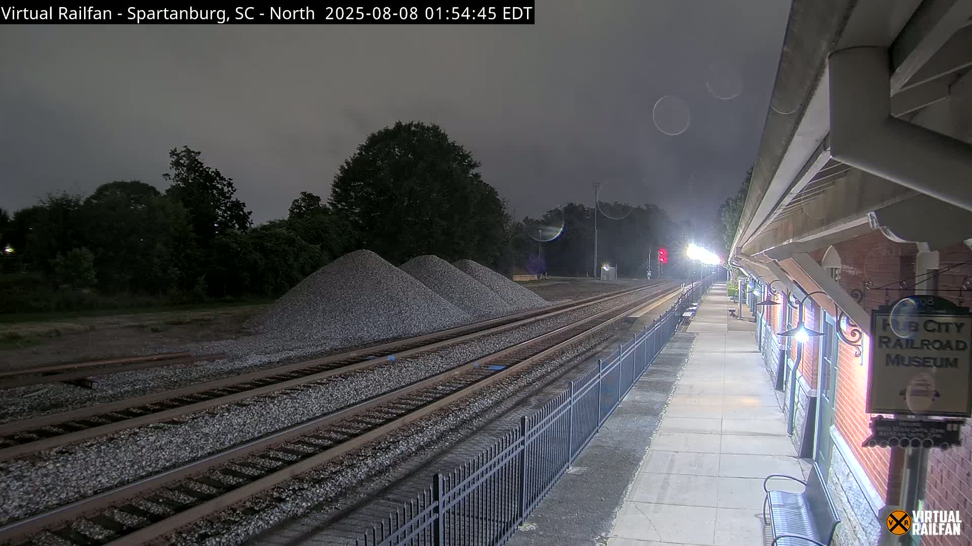 Spartanburg Railway Station &Hubcity Railroad Museum Live Cam - Spartanburg, Spartanburg , South Carolina, USA