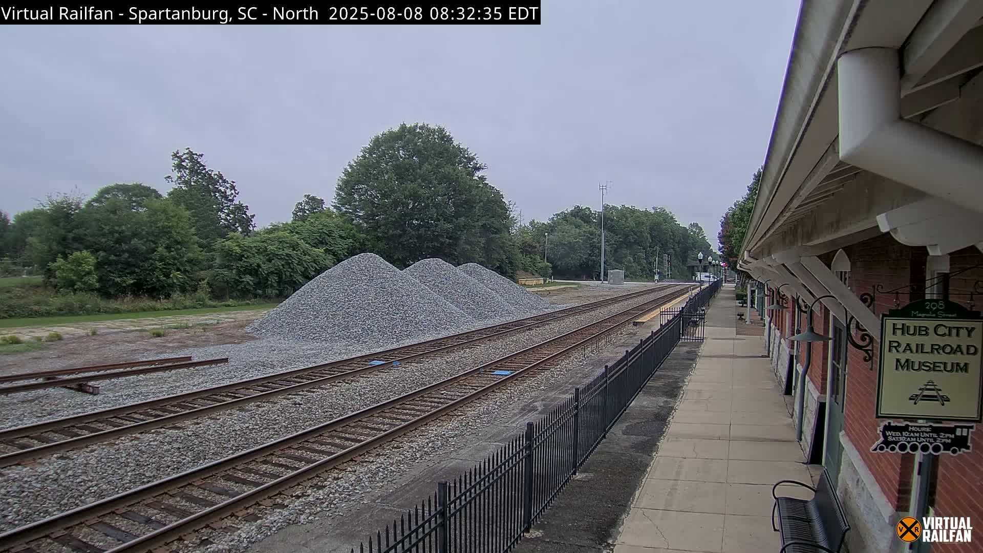 Spartanburg Railway Station &Hubcity Railroad Museum Live Cam - Spartanburg, Spartanburg , South Carolina, USA