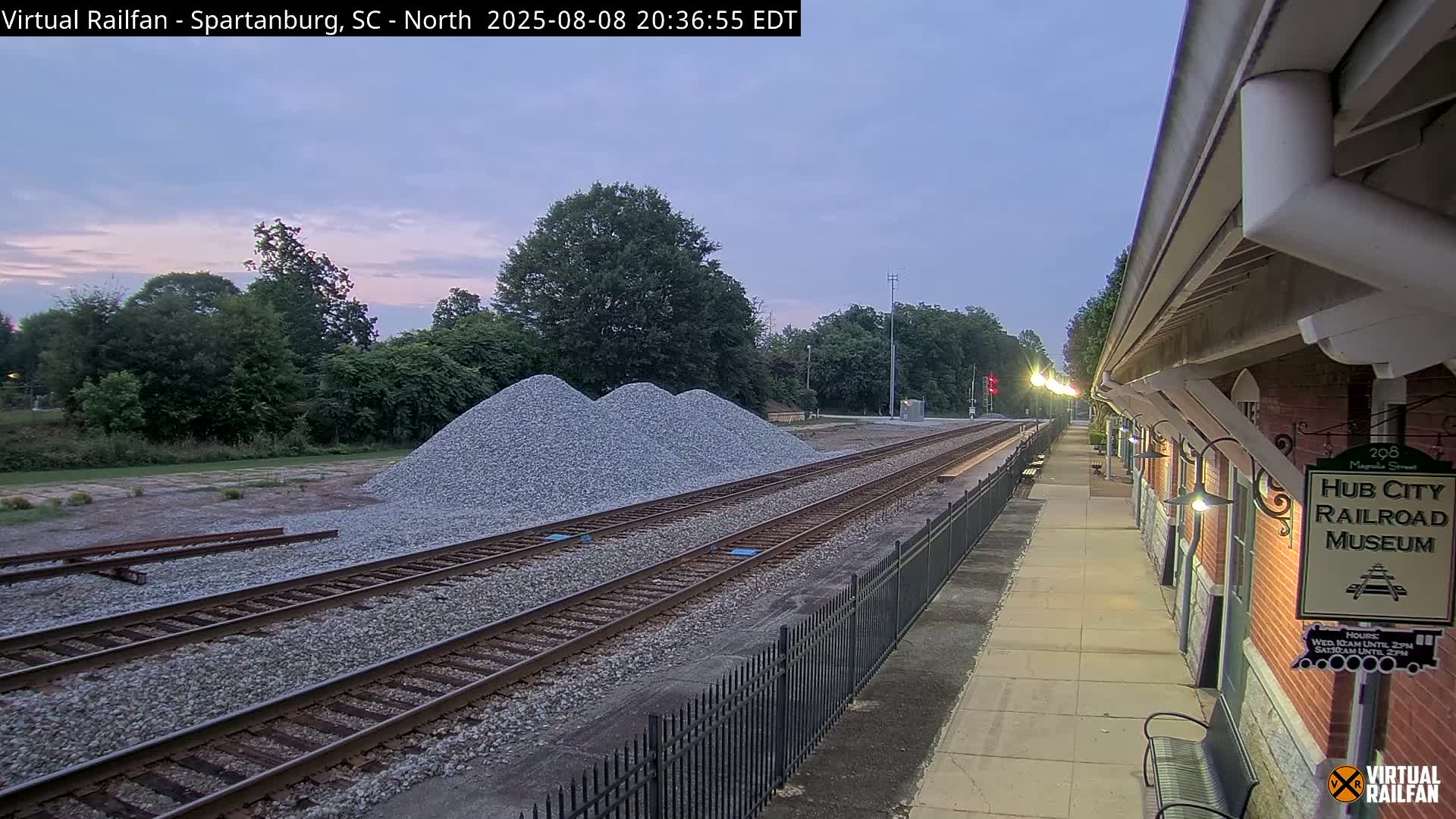 Spartanburg Railway Station &Hubcity Railroad Museum Live Cam - Spartanburg, Spartanburg , South Carolina, USA