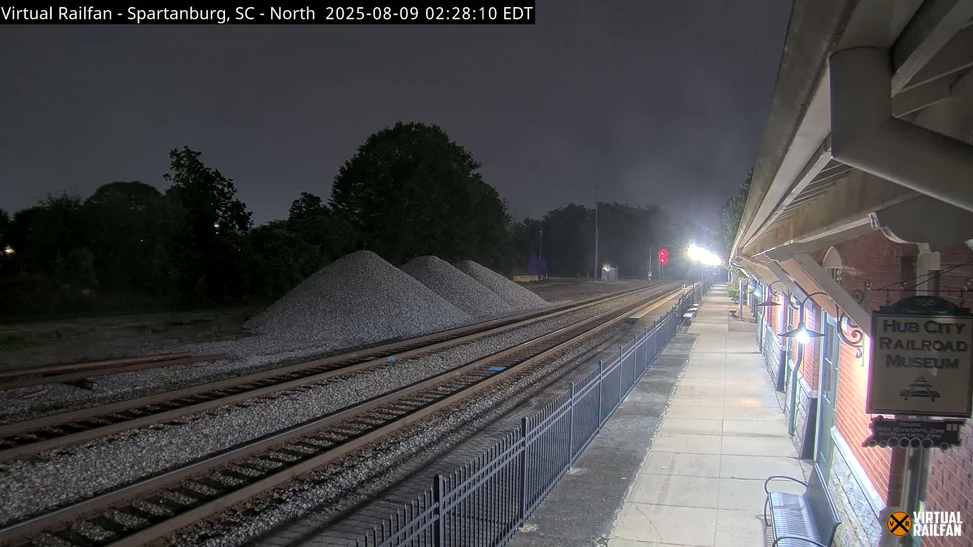 Spartanburg Railway Station &Hubcity Railroad Museum Live Cam - Spartanburg, Spartanburg , South Carolina, USA