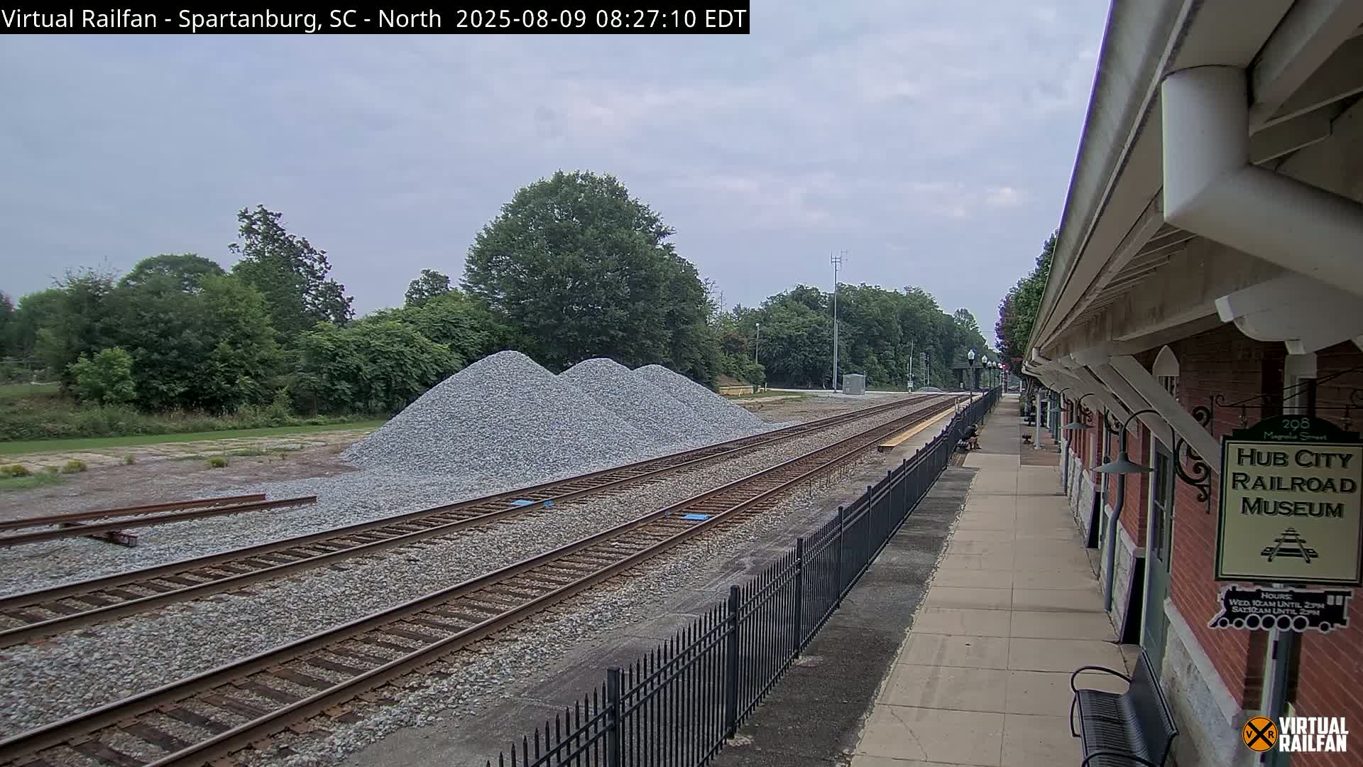 Spartanburg Railway Station &Hubcity Railroad Museum Live Cam - Spartanburg, Spartanburg , South Carolina, USA