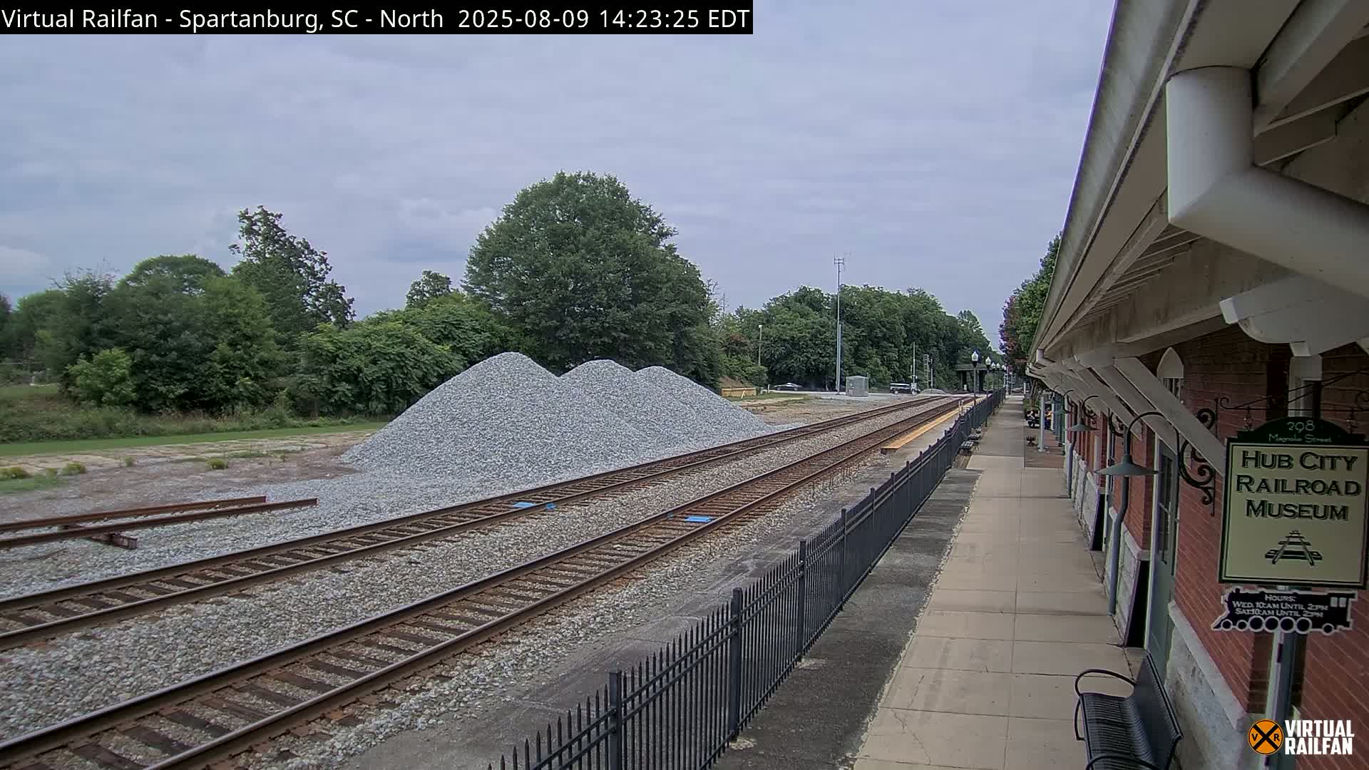 Spartanburg Railway Station &Hubcity Railroad Museum Live Cam - Spartanburg, Spartanburg , South Carolina, USA
