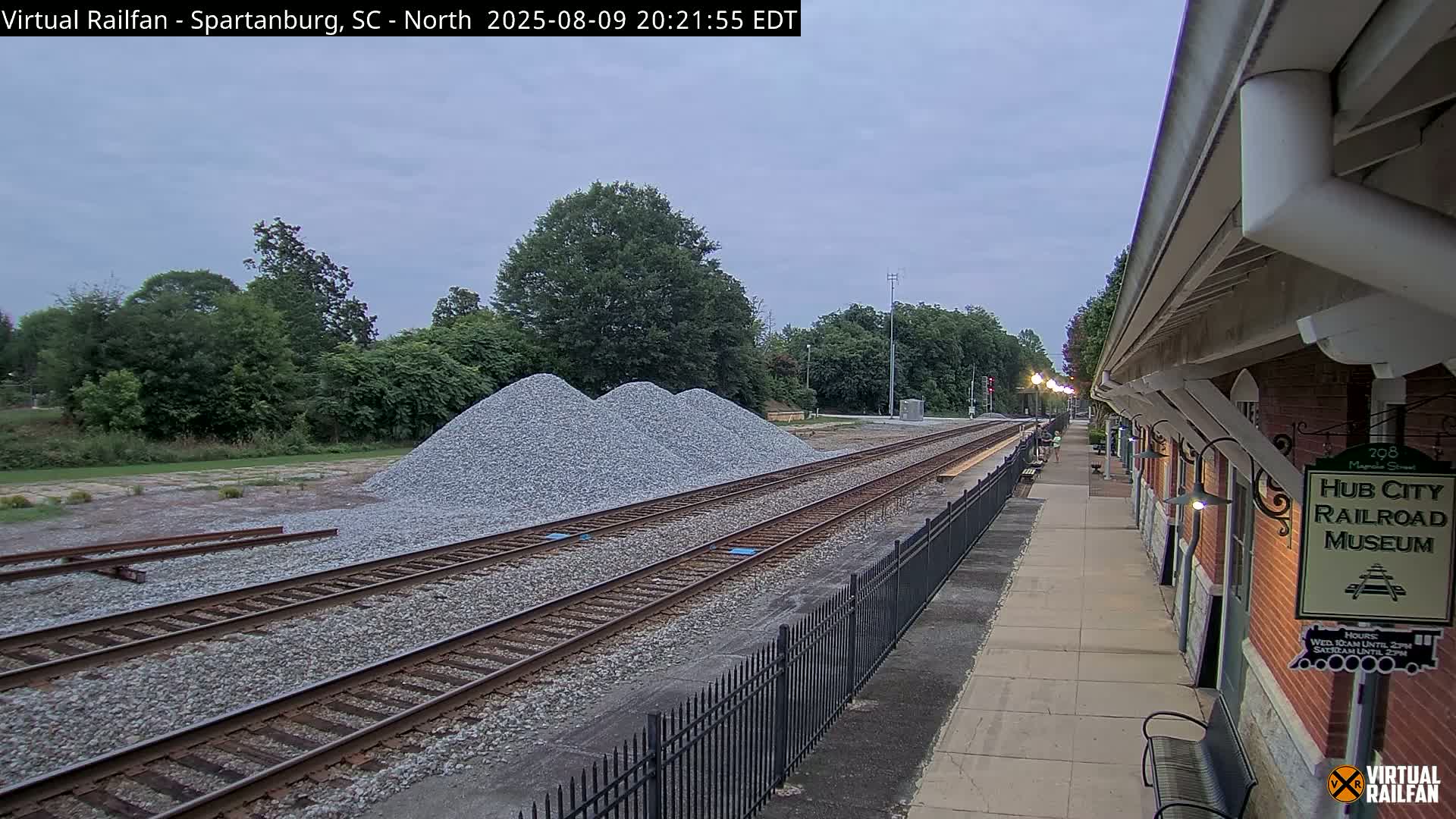 Spartanburg Railway Station &Hubcity Railroad Museum Live Cam - Spartanburg, Spartanburg , South Carolina, USA