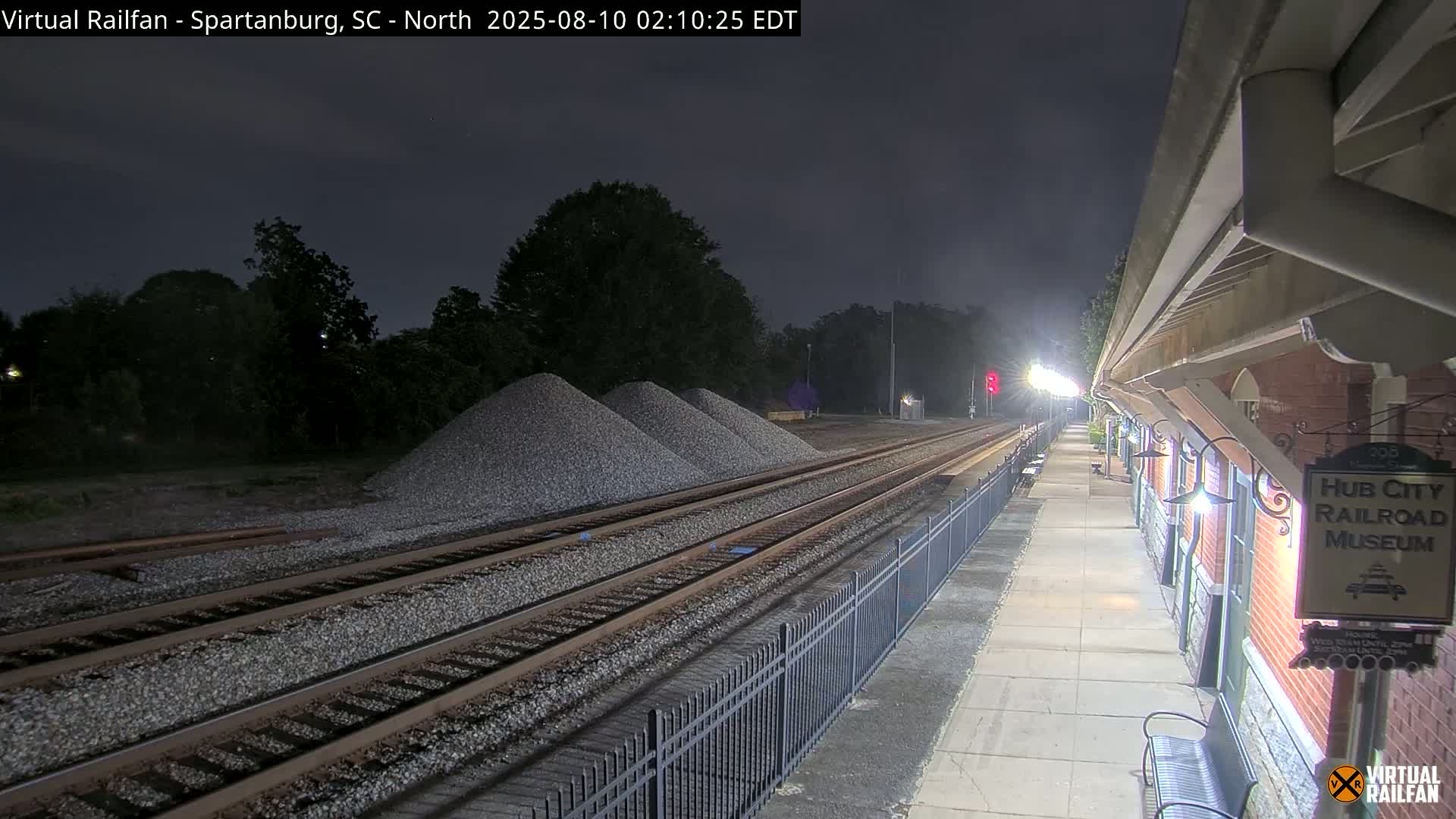 Spartanburg Railway Station &Hubcity Railroad Museum Live Cam - Spartanburg, Spartanburg , South Carolina, USA