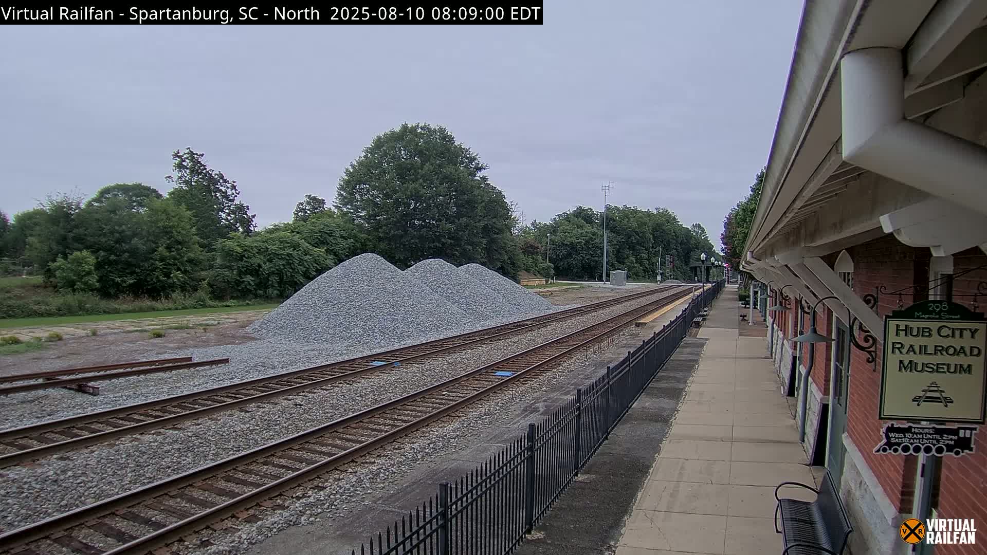 Spartanburg Railway Station &Hubcity Railroad Museum Live Cam - Spartanburg, Spartanburg , South Carolina, USA