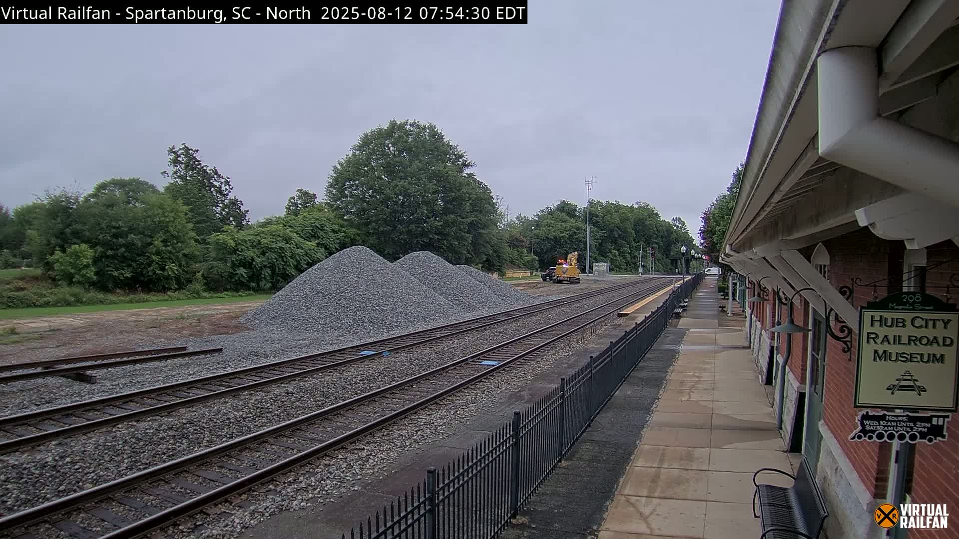 Spartanburg Railway Station &Hubcity Railroad Museum Live Cam - Spartanburg, Spartanburg , South Carolina, USA