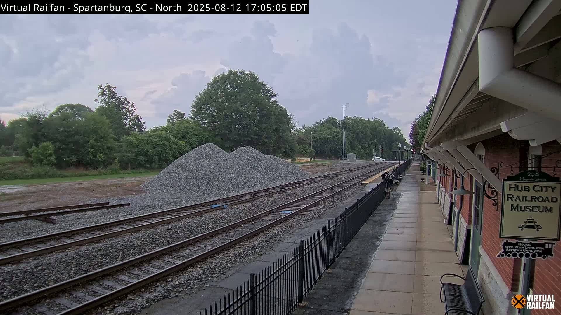 Spartanburg Railway Station &Hubcity Railroad Museum Live Cam - Spartanburg, Spartanburg , South Carolina, USA